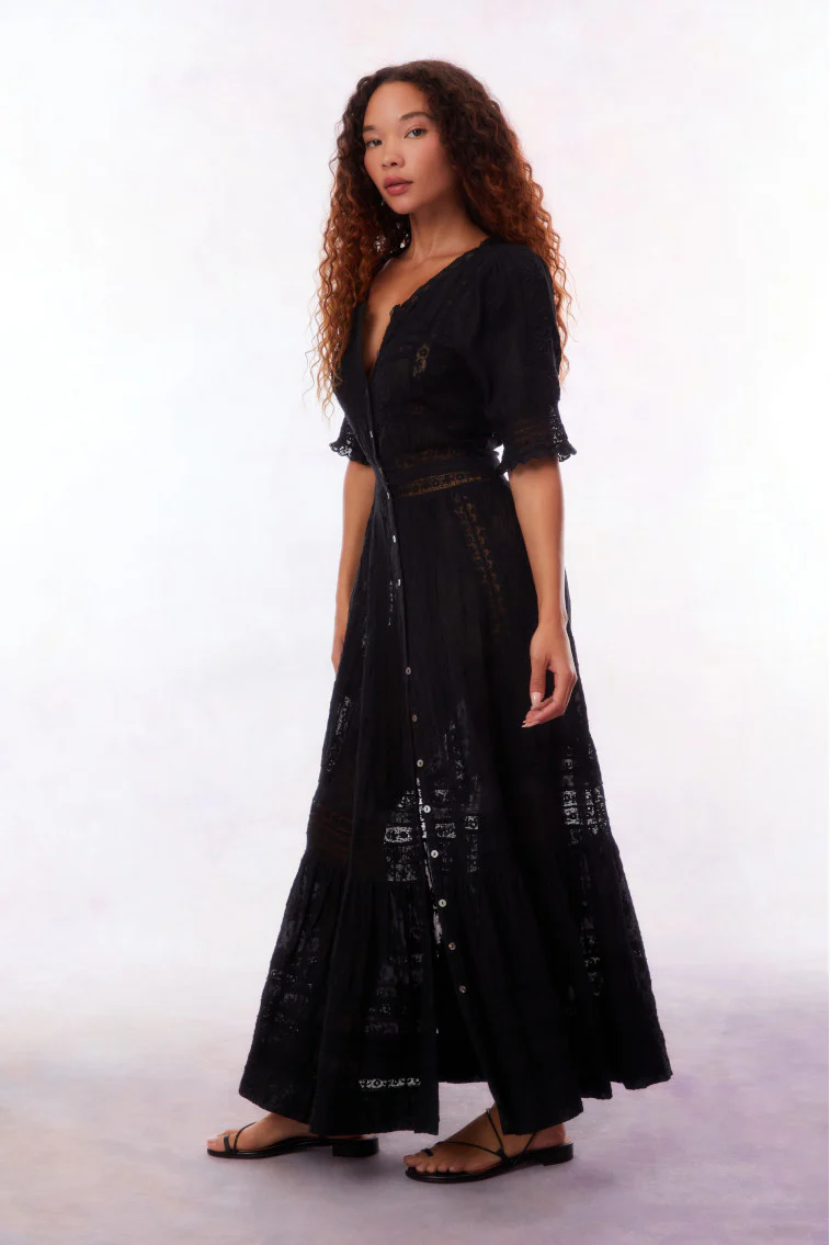 Minka Maxi Dress-BLACK - Image 5