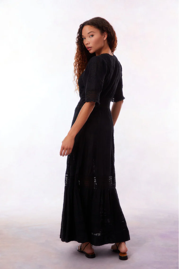 Minka Maxi Dress-BLACK - Image 7