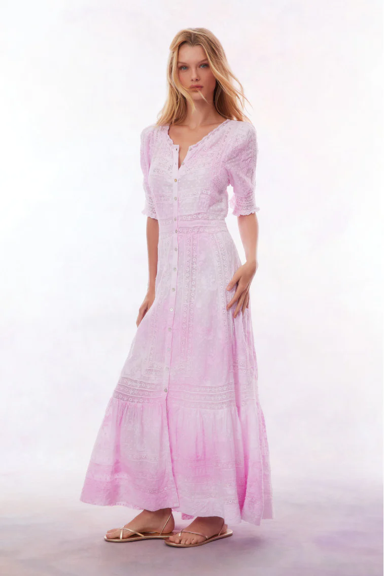Minka Maxi Dress-PEONY PINK - Image 4