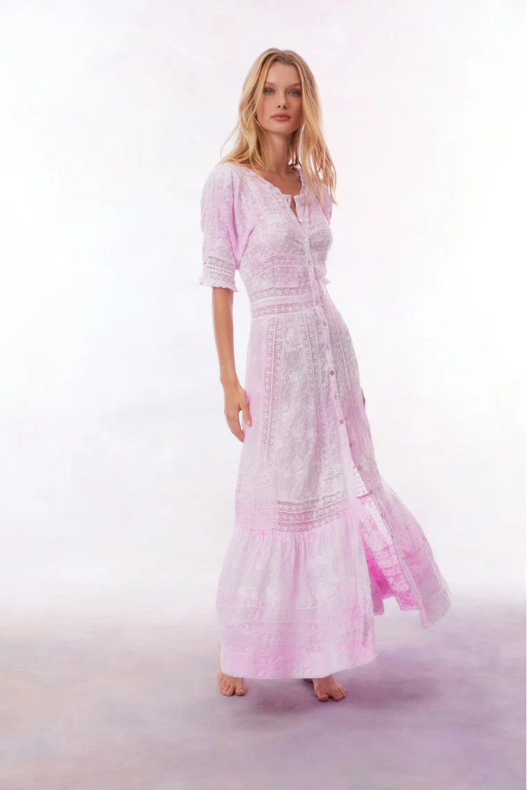 Minka Maxi Dress-PEONY PINK - Image 6