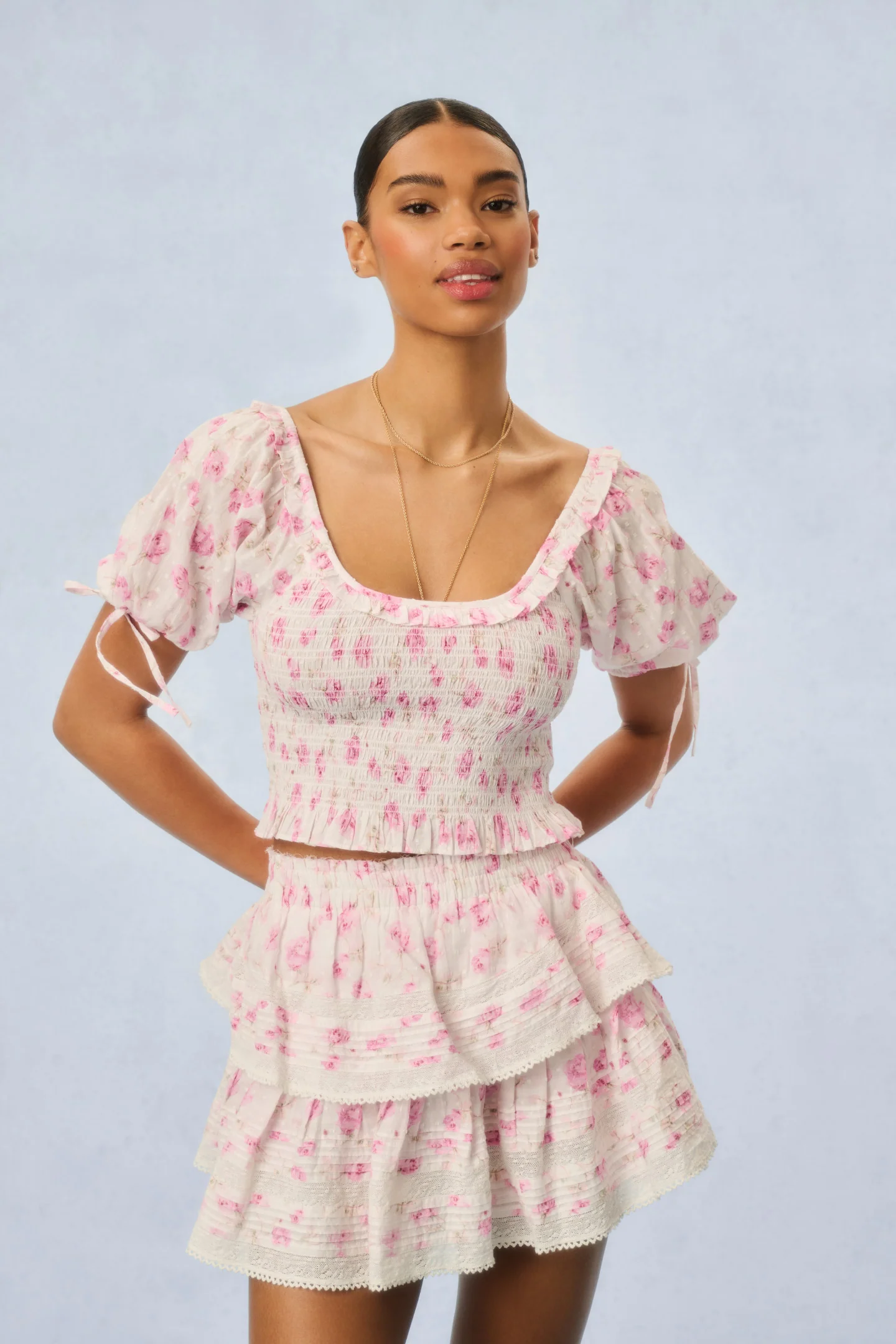 Molly Fragrance Print Top - STERLING DUSK - Image 2