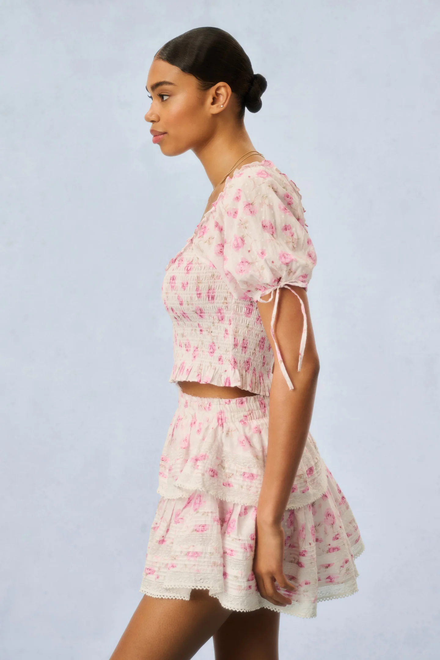 Molly Fragrance Print Top - STERLING DUSK - Image 3