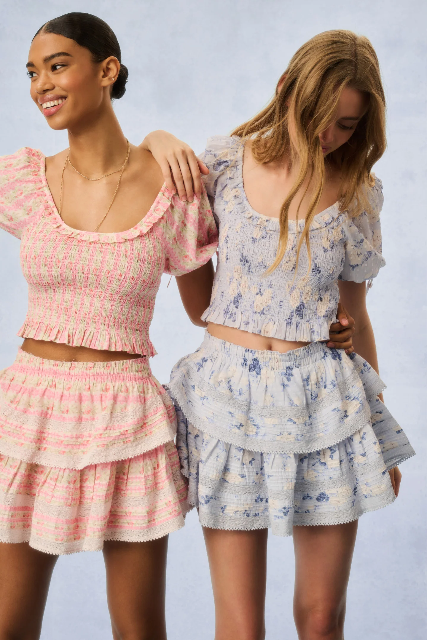 Molly Fragrance Print Top - STRAWBERRY MACAROON - Image 4