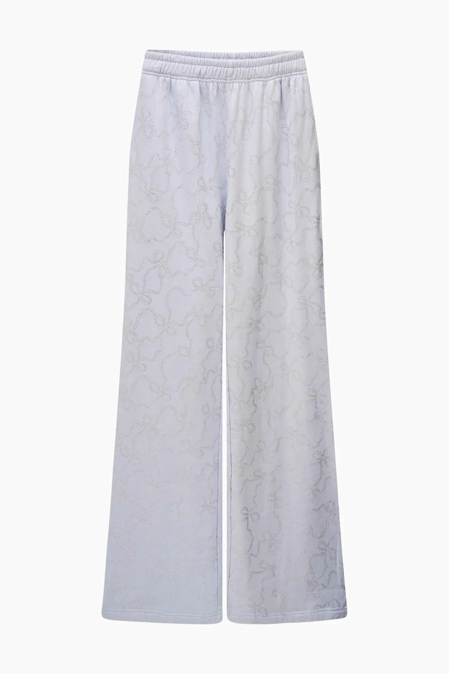 Momo Bow Embellished Fleece Sweatpants - Image 4