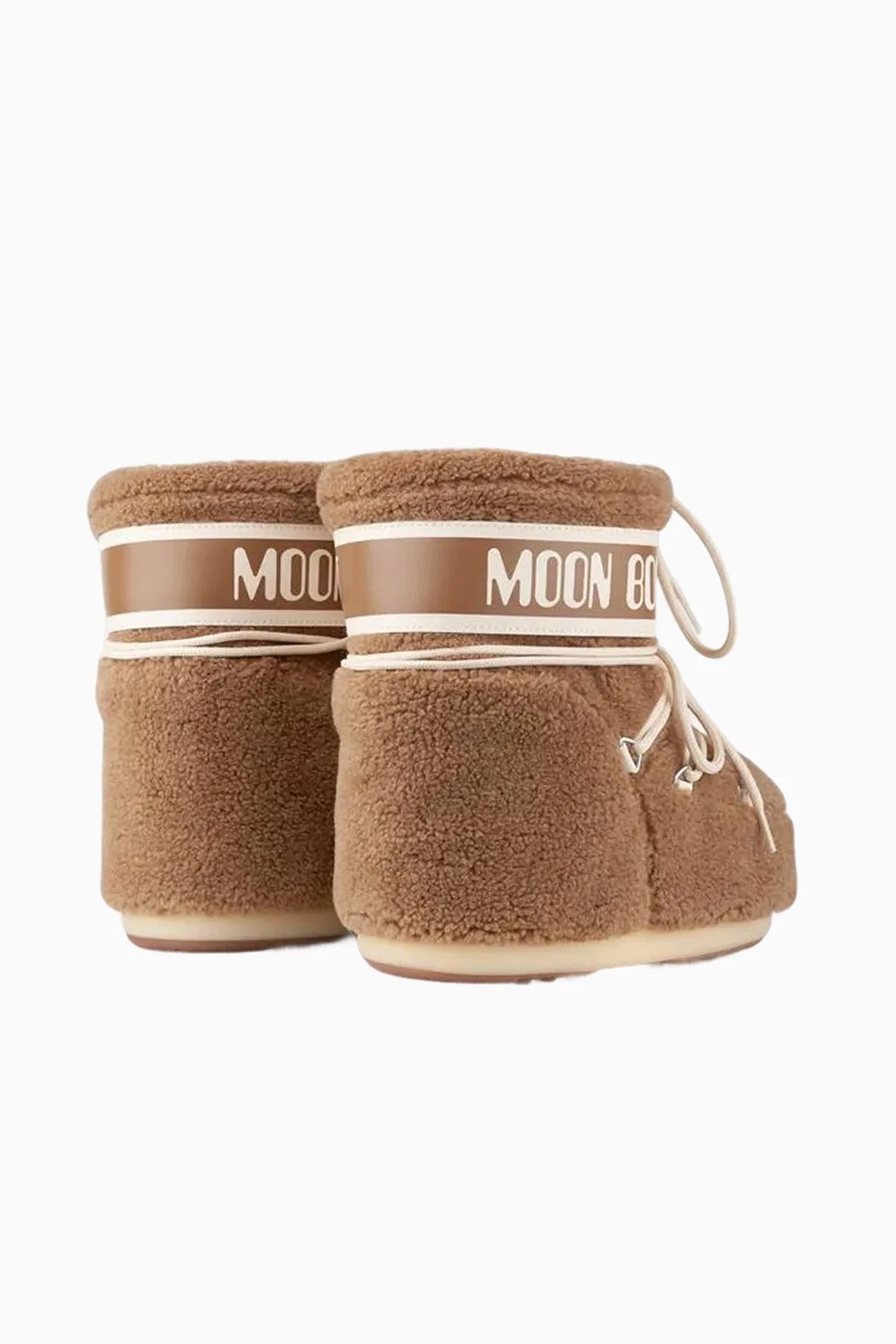 Moon Boot Icon Low Camel Fleece Boots - Image 2