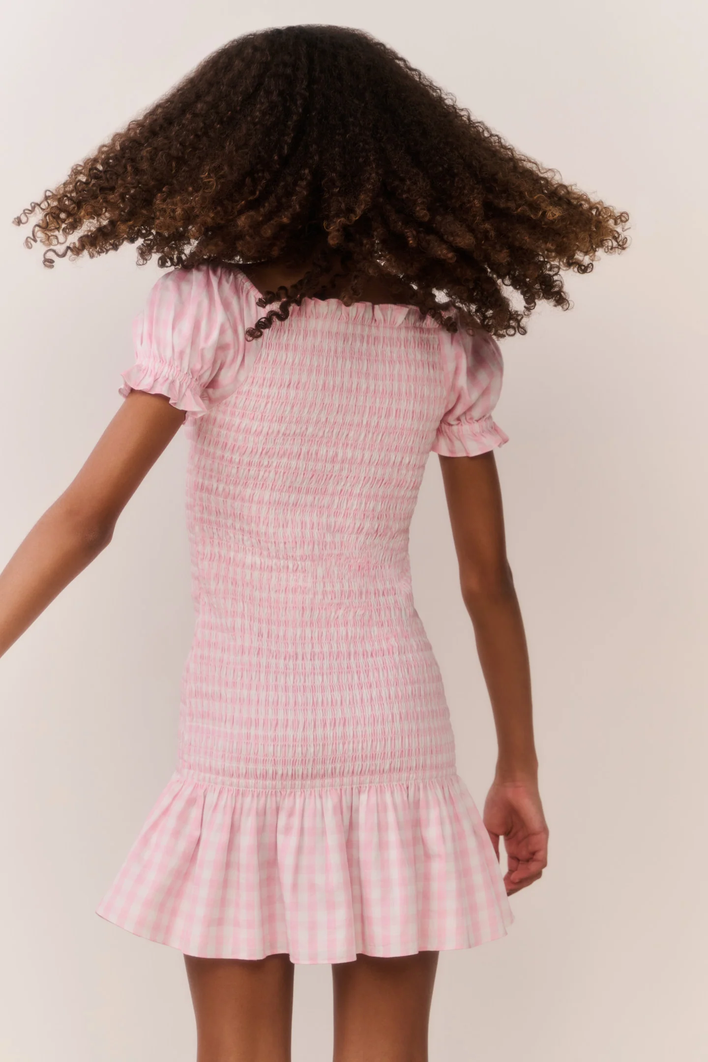 Tween Mosa Cotton Gingham Dress - Image 5