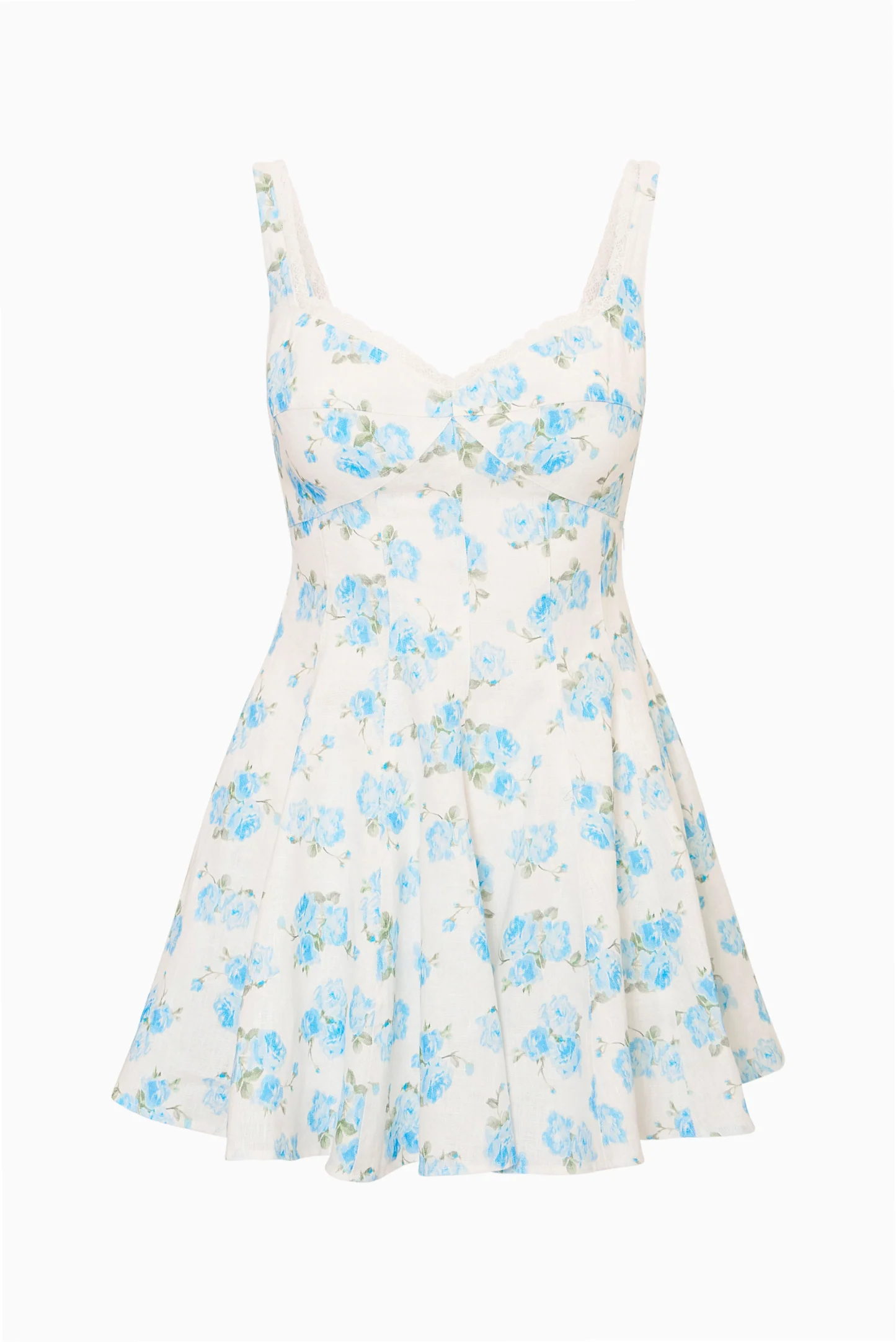 Nabi Linen Floral Mini Dress - Image 11