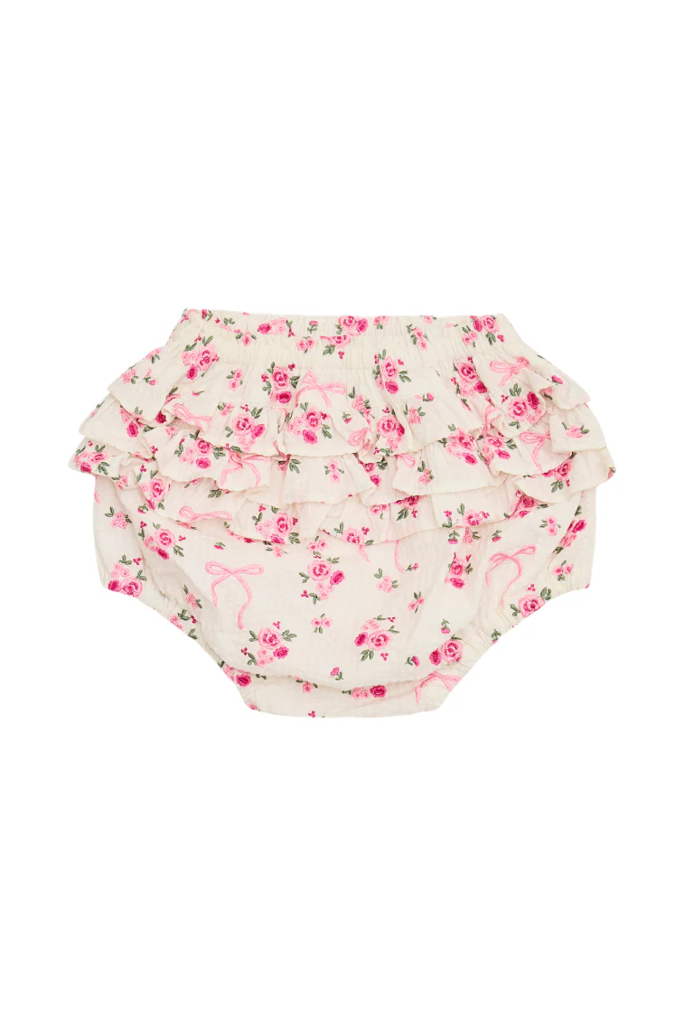Baby Nalina Rose & Bow Bloomer - Image 3