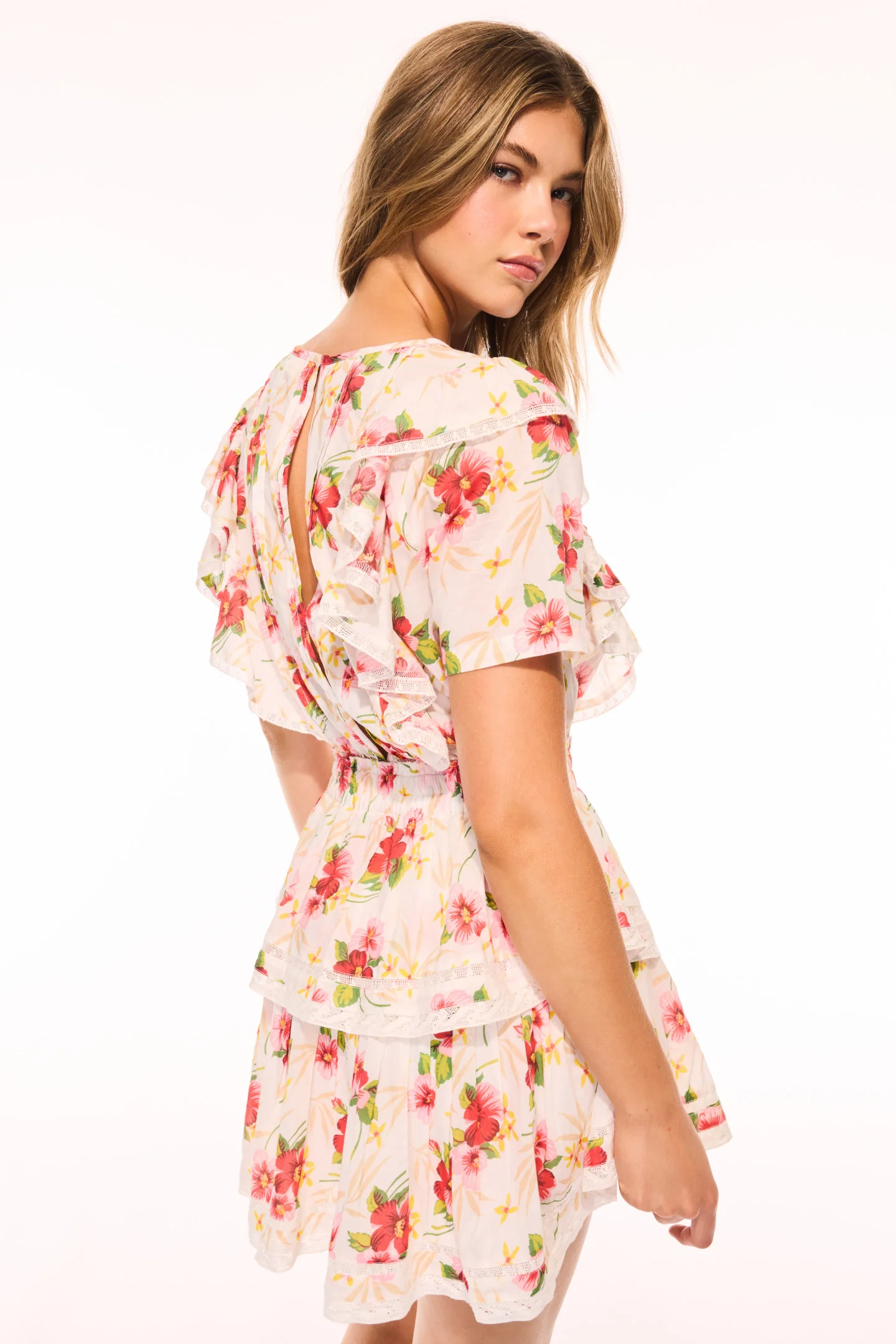 Natasha Upcycled Cotton Mini Dress - ISLAND VIBES - Image 3