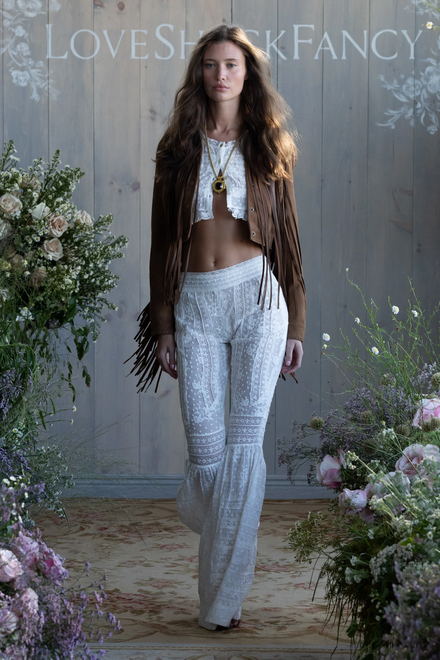 Nerissa Cotton Victorian Crop Top - Image 7