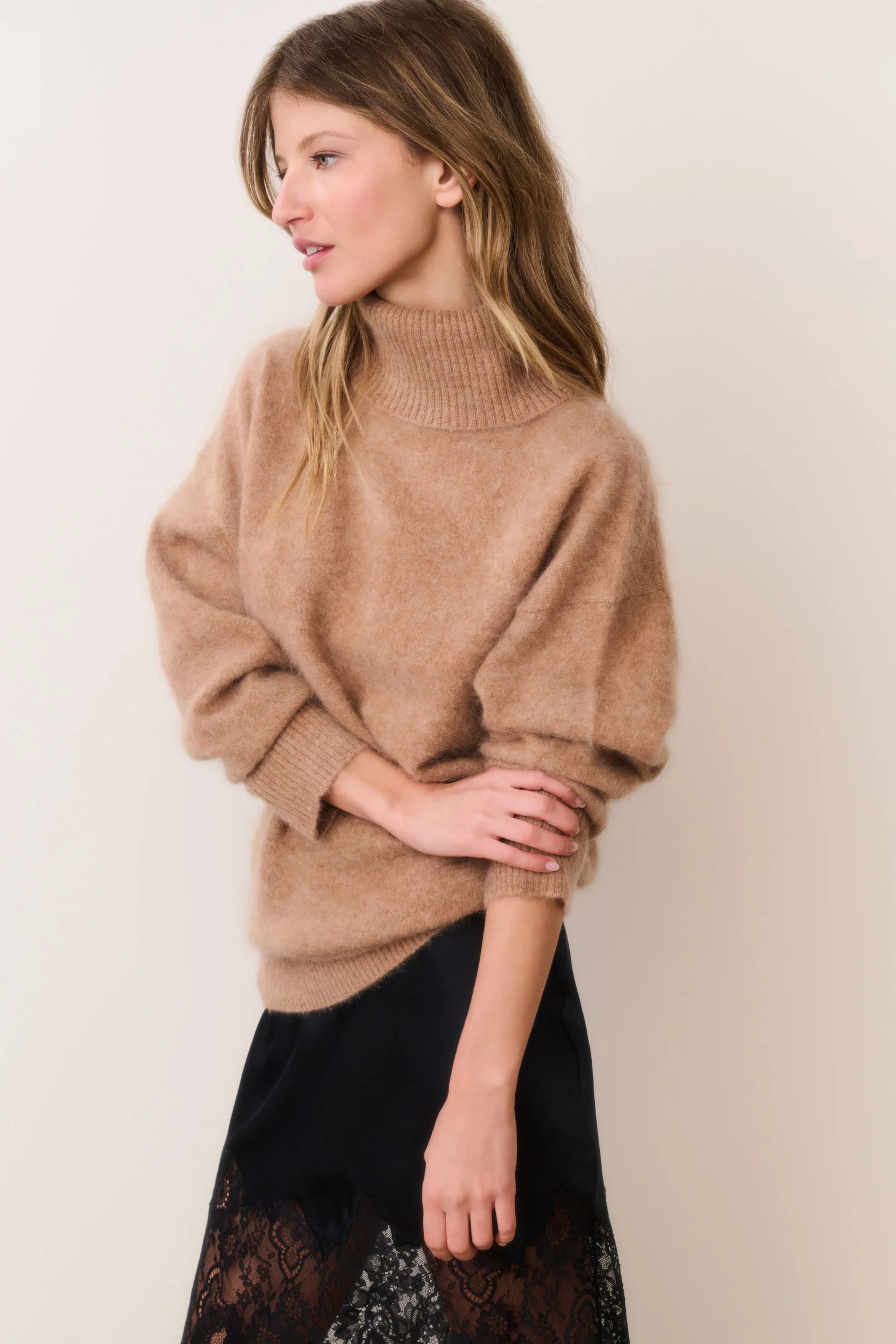 Nia Cashmere Turtleneck Sweater - Image 7