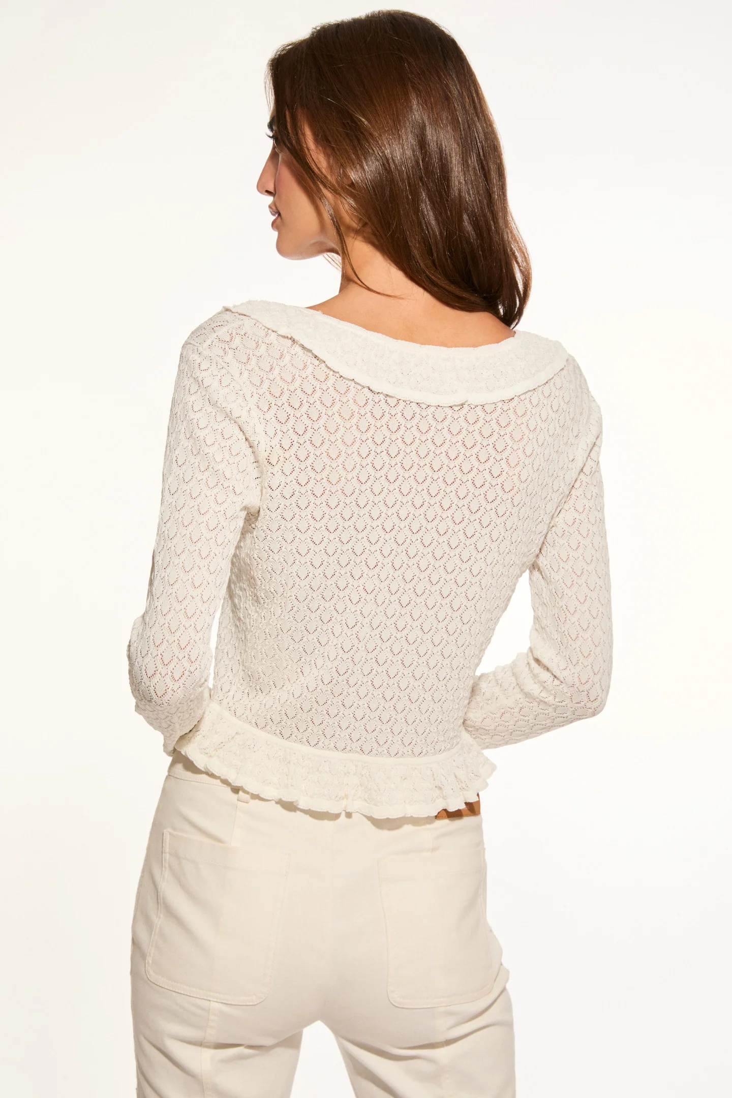 Nilah Stretch Knit Cardigan - Image 4