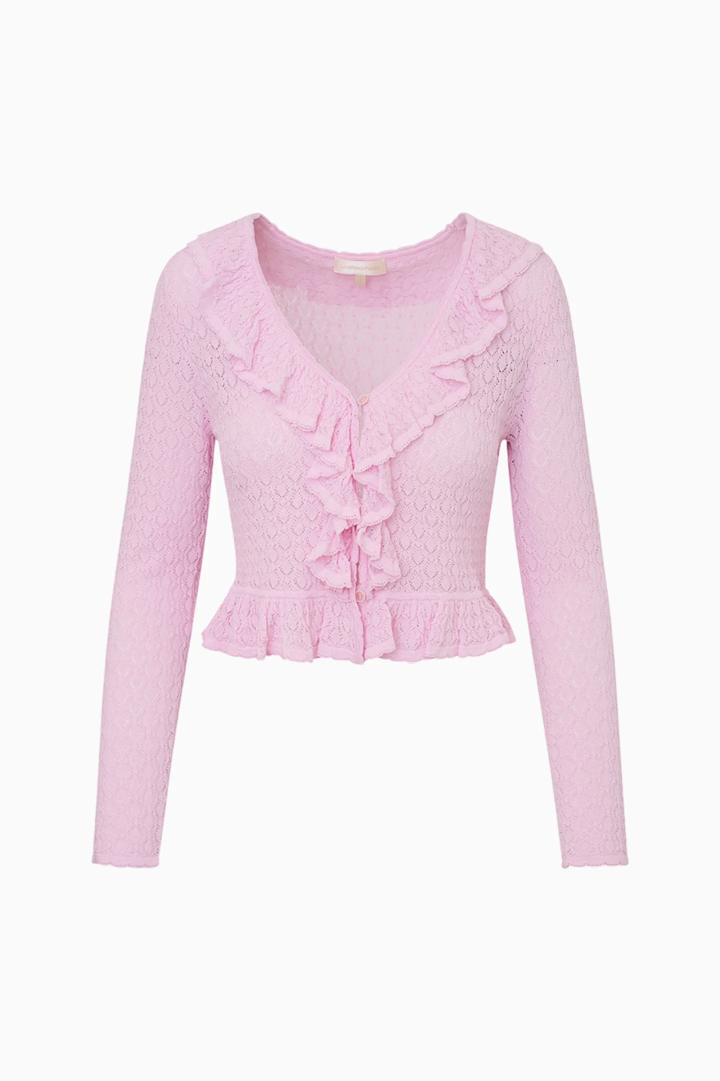 Nilah Stretch Knit Cardigan - LOTUS PETAL - Image 5