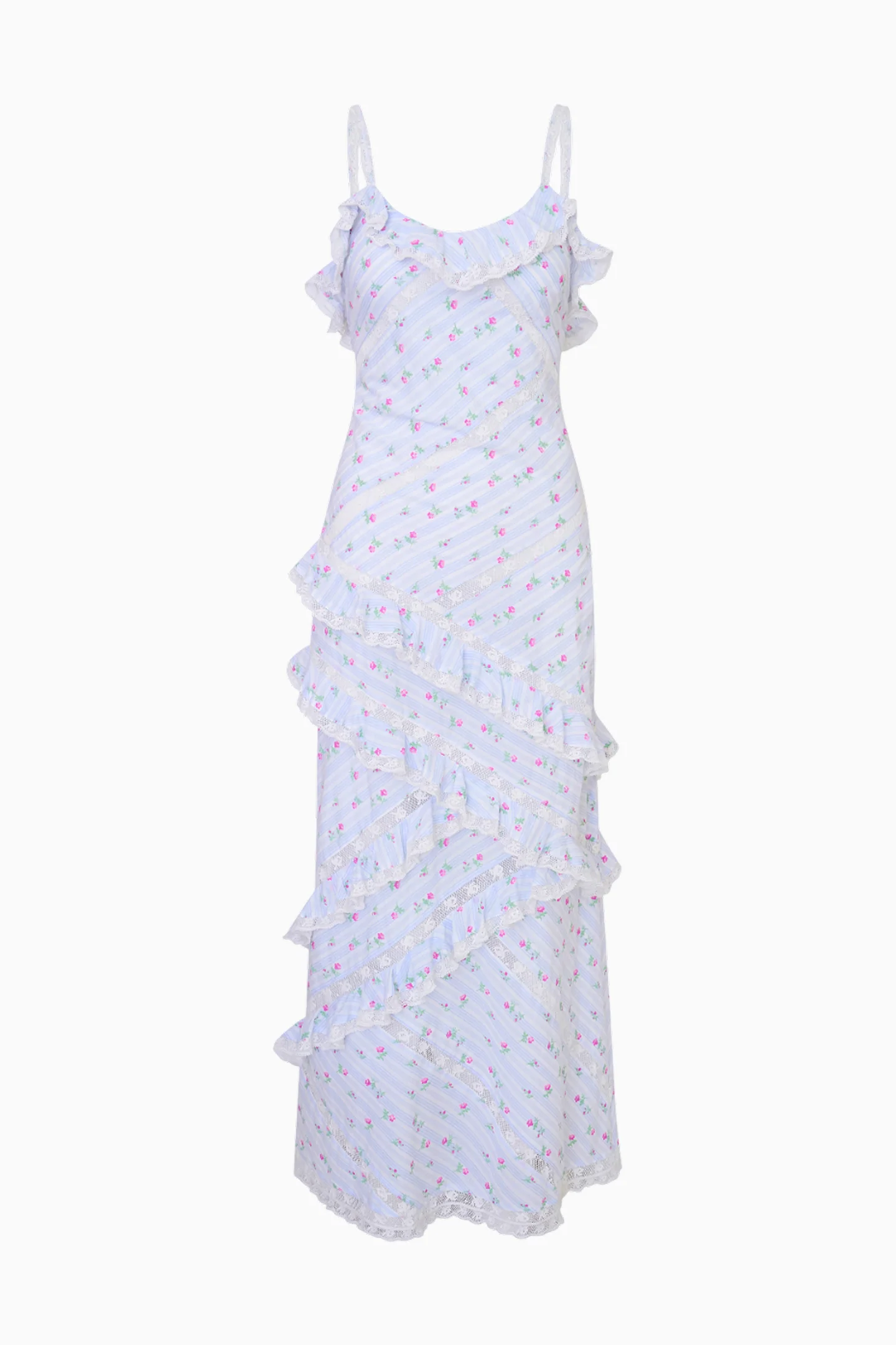 Nocelle Cotton Ruffle Maxi Dress - Image 6