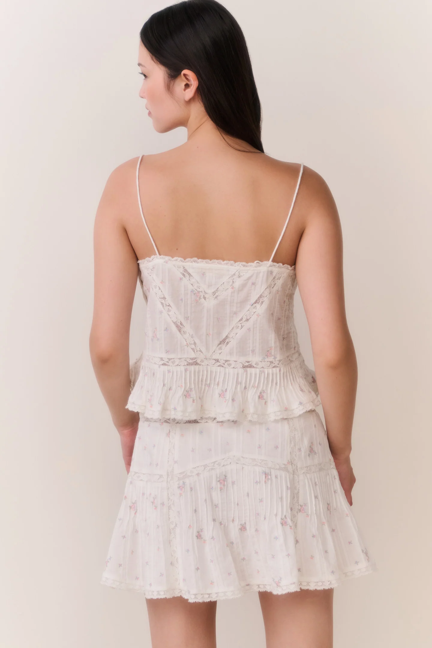 Ondeline Floral Embroidered Cotton Top - Image 5