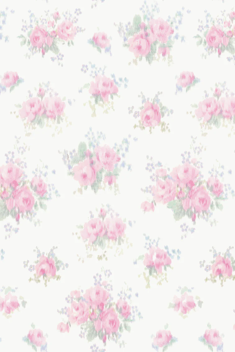 Breezy Ikat Rose Peel & Stick Wallpaper - Image 2
