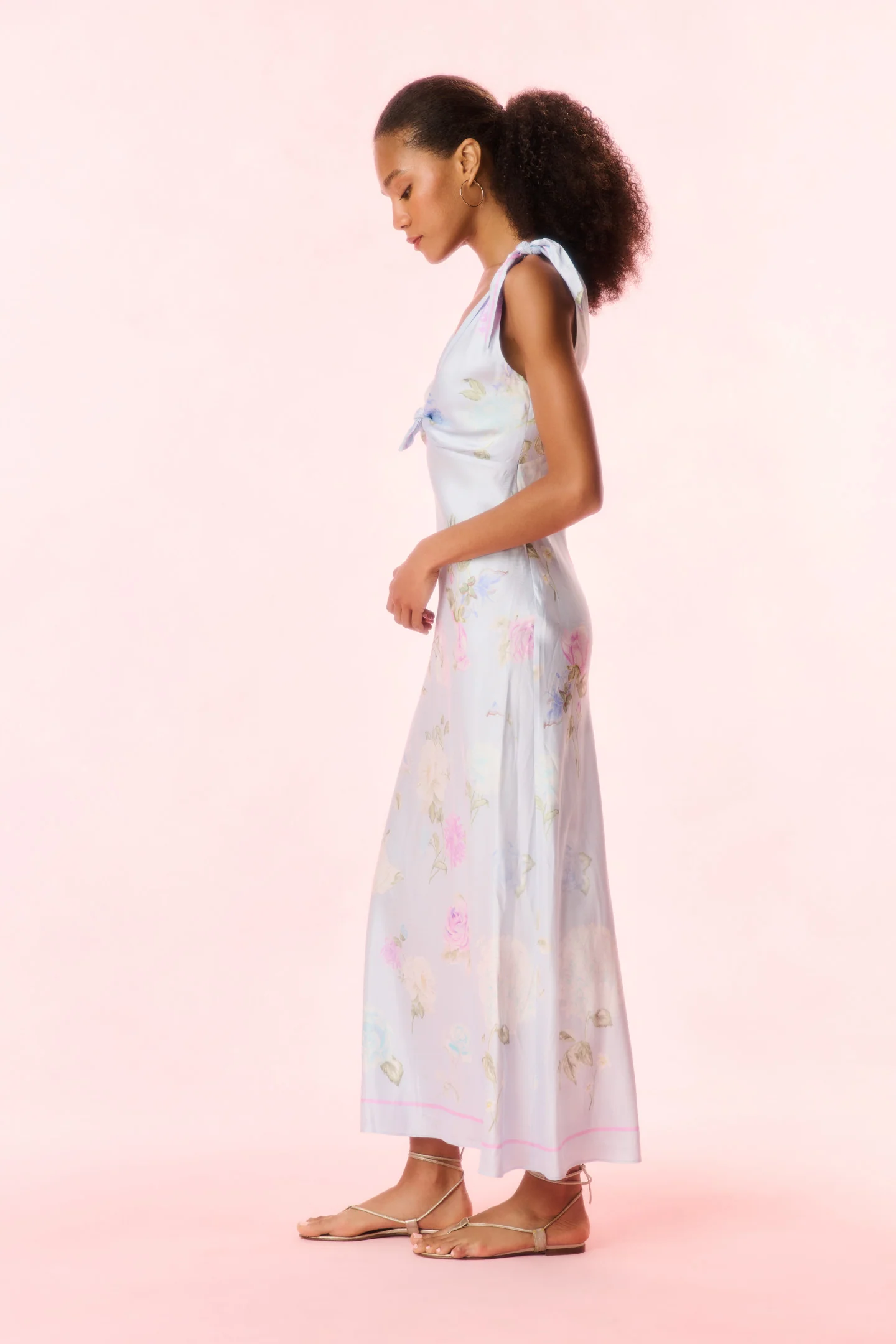 Perri Floral Scarf-Tie Maxi Dress - Image 4