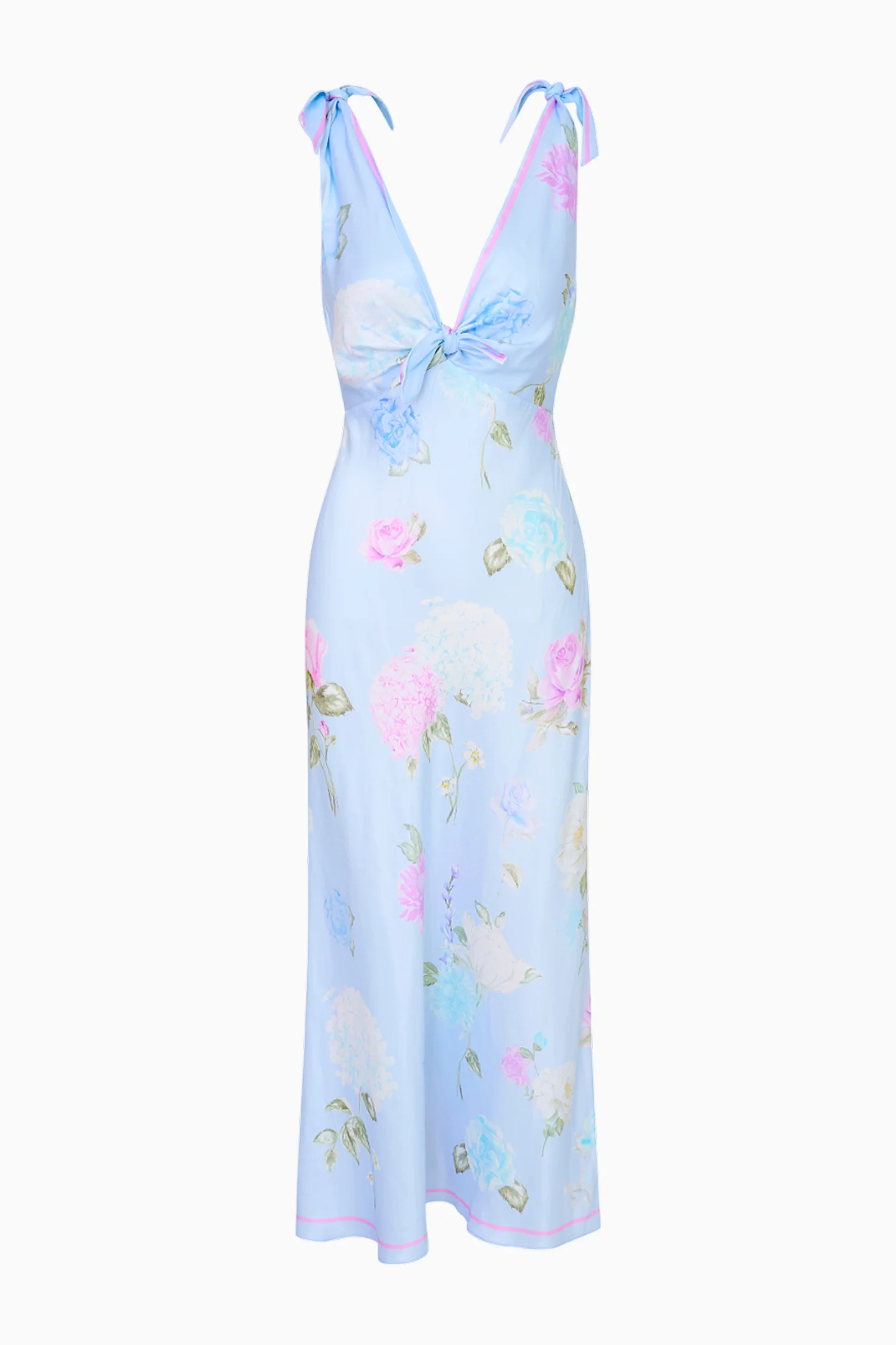 Perri Floral Scarf-Tie Maxi Dress - Image 6