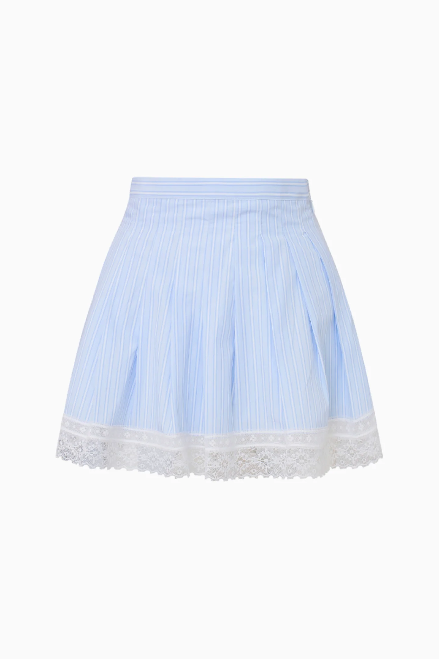 Portman Cotton Pinstripe Mini Skirt - Image 6