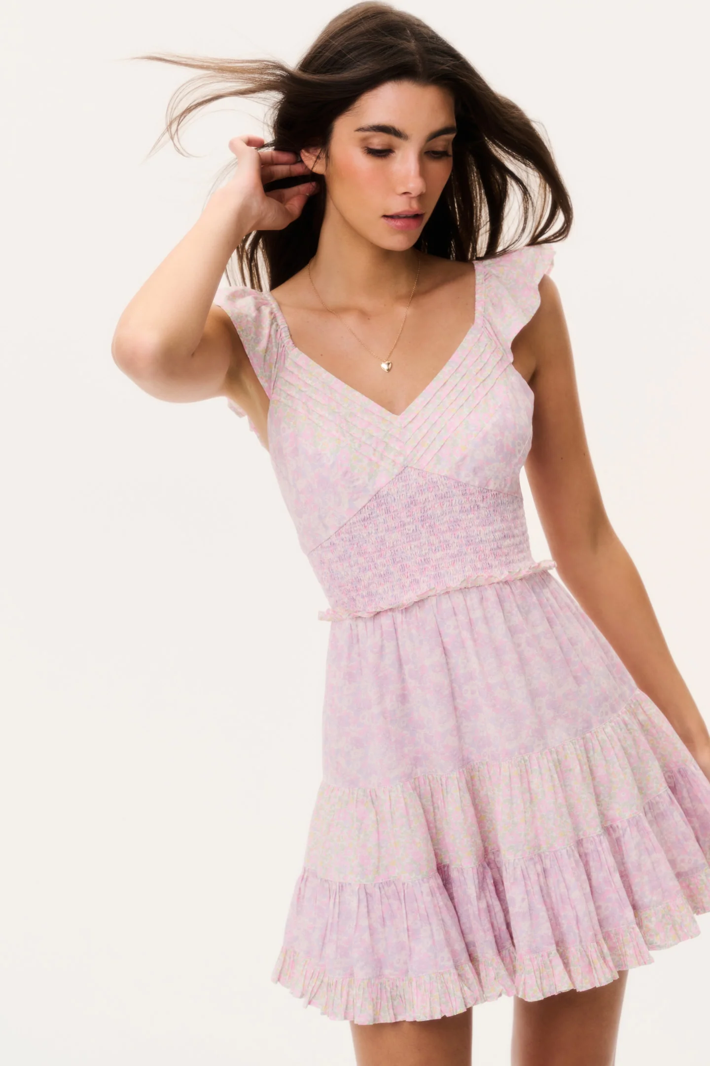 Made With Liberty Fabrics Preseline Mini Dress - Image 2