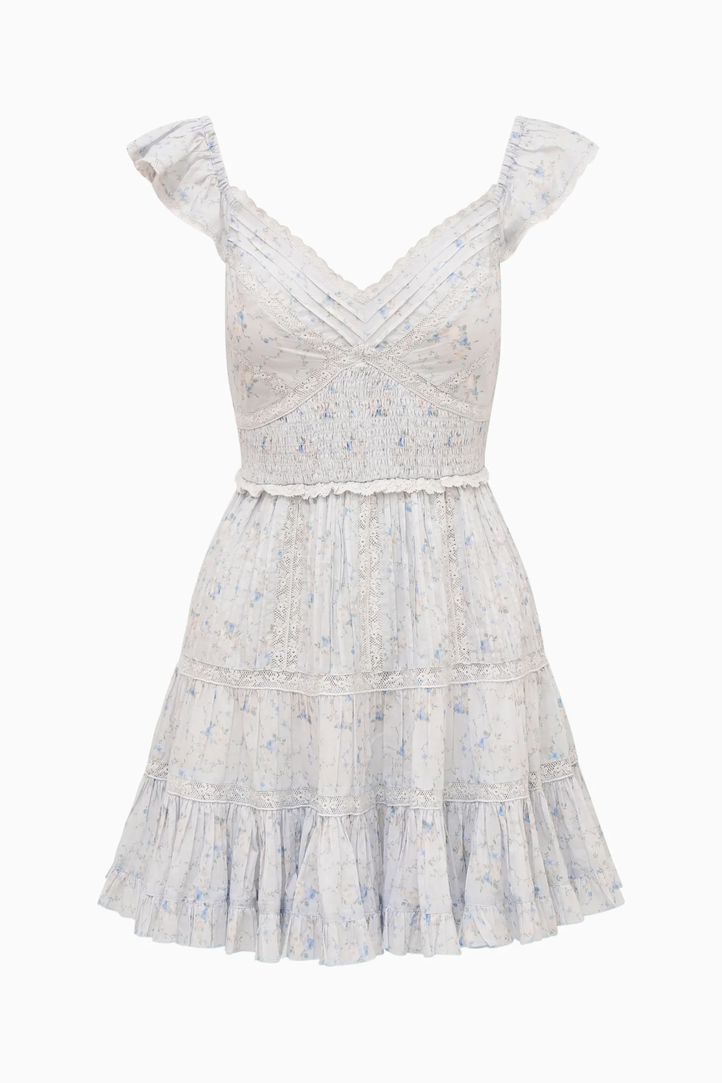 Presline Floral Wreath Print Mini Dress - Image 6