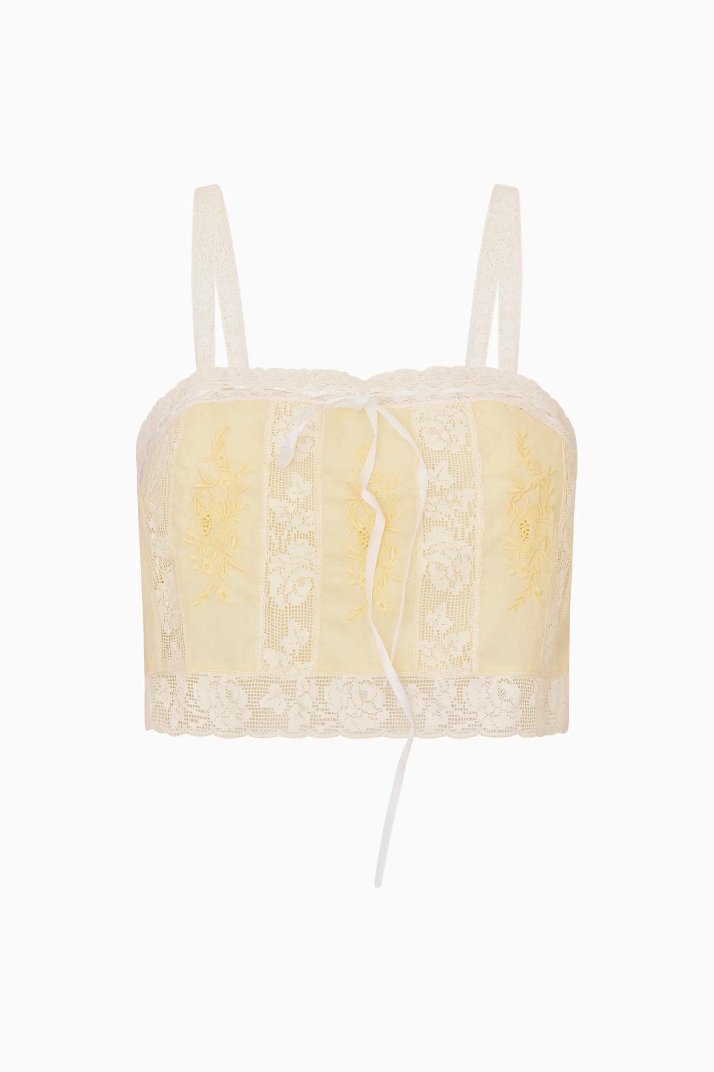 Quince Cotton Victorian Crop Top - Image 6