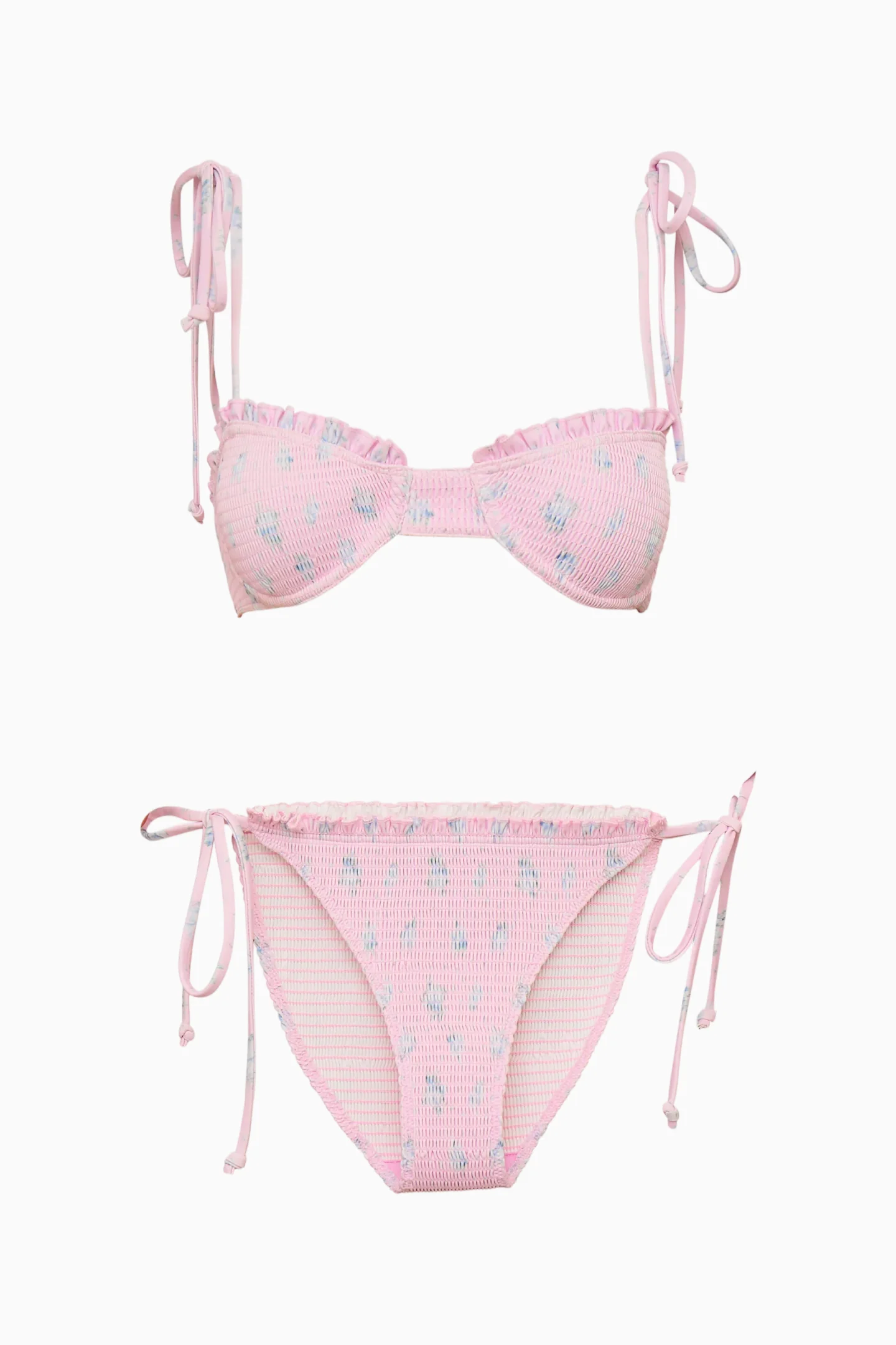 Quinley Smocked Floral Bikini - Image 8