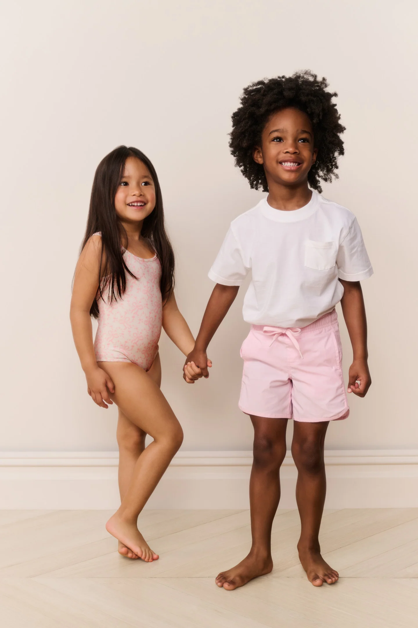 Boys Pink Swim Shorts - Image 3