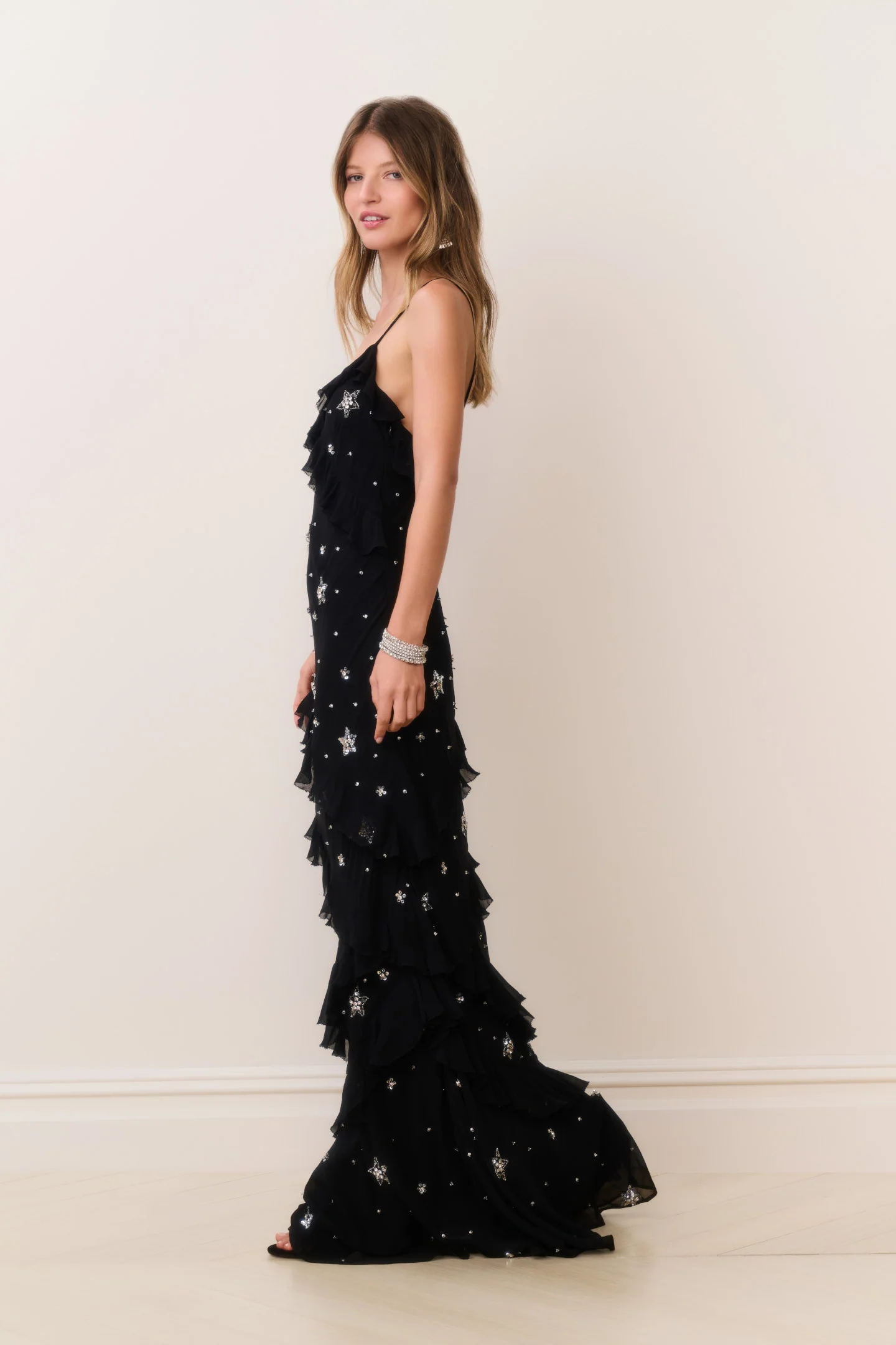 Rialto Crystal Star Embellished Maxi Dress - Image 7
