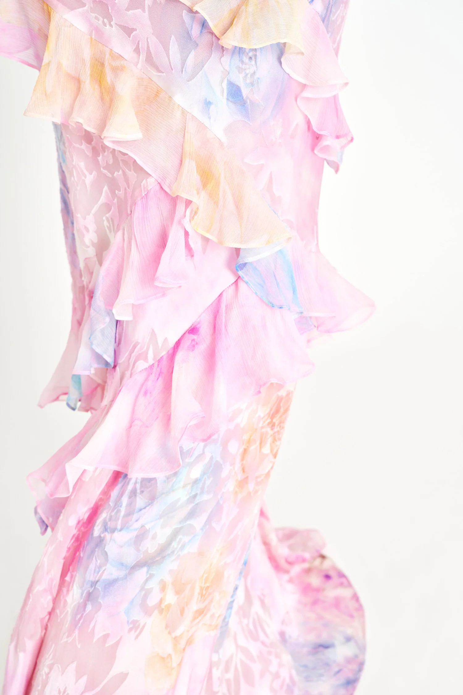 Rialto Floral Chiffon Maxi Dress - Image 12