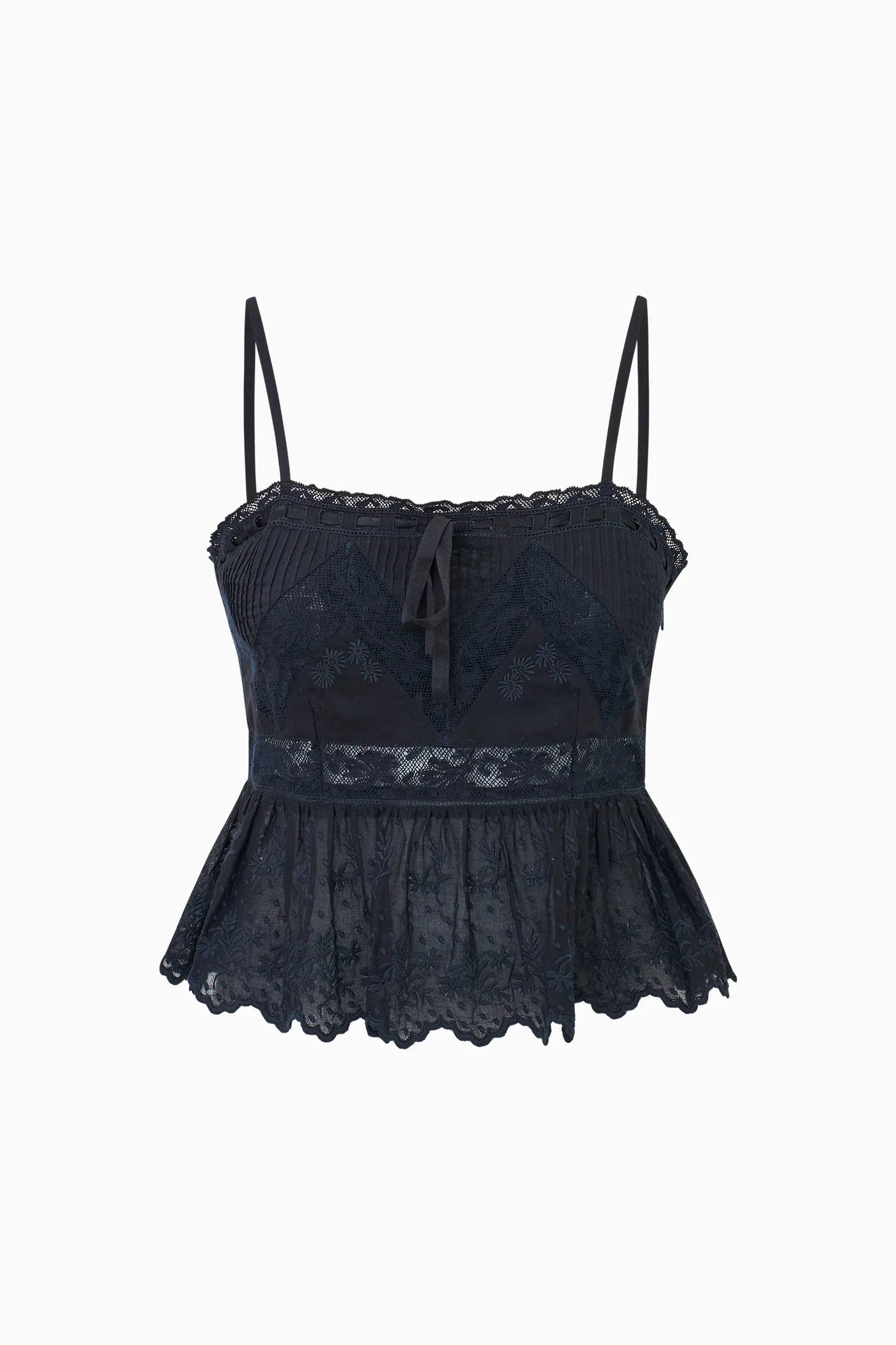 Rowina Cotton Lace Sleeveless Top - Image 5