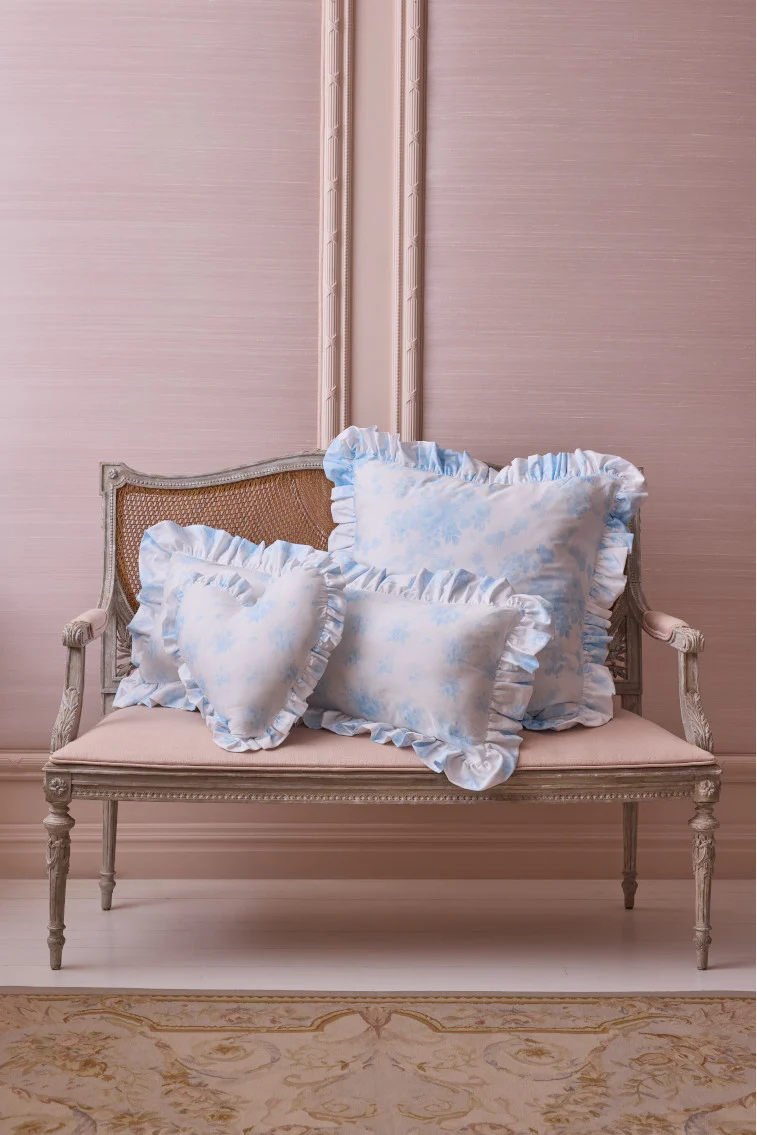 Ruffled Lumbar Pillow - Image 2