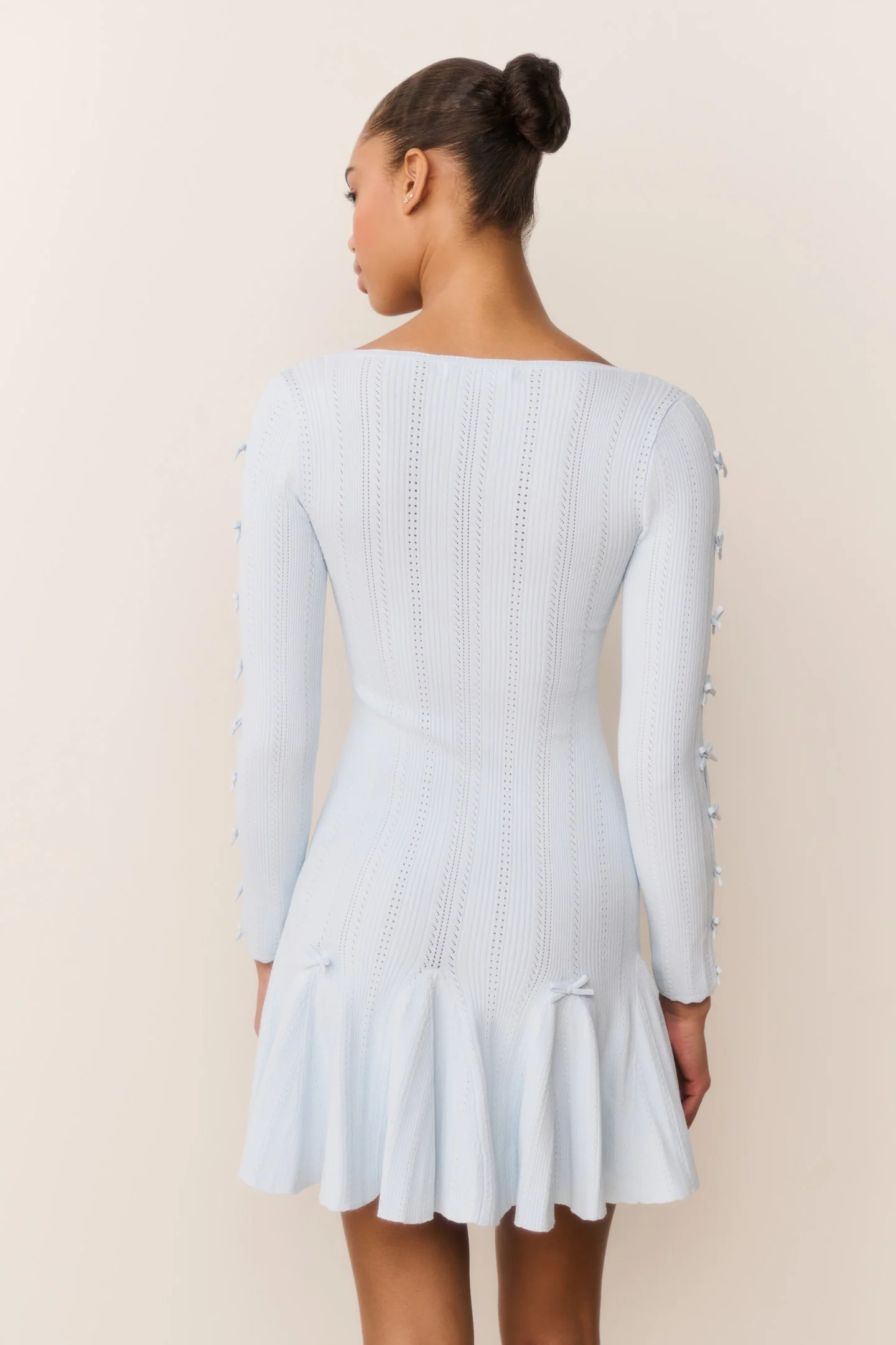 Seychelle Ribbed Pointelle Mini Dress - Image 5