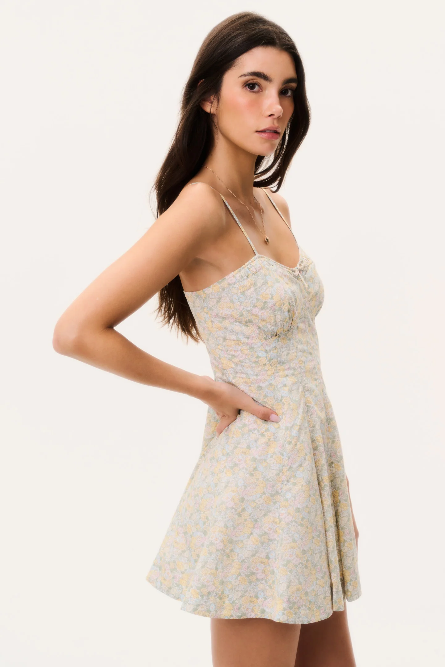 Made With Liberty Fabrics Shai Mini Dress - Image 5