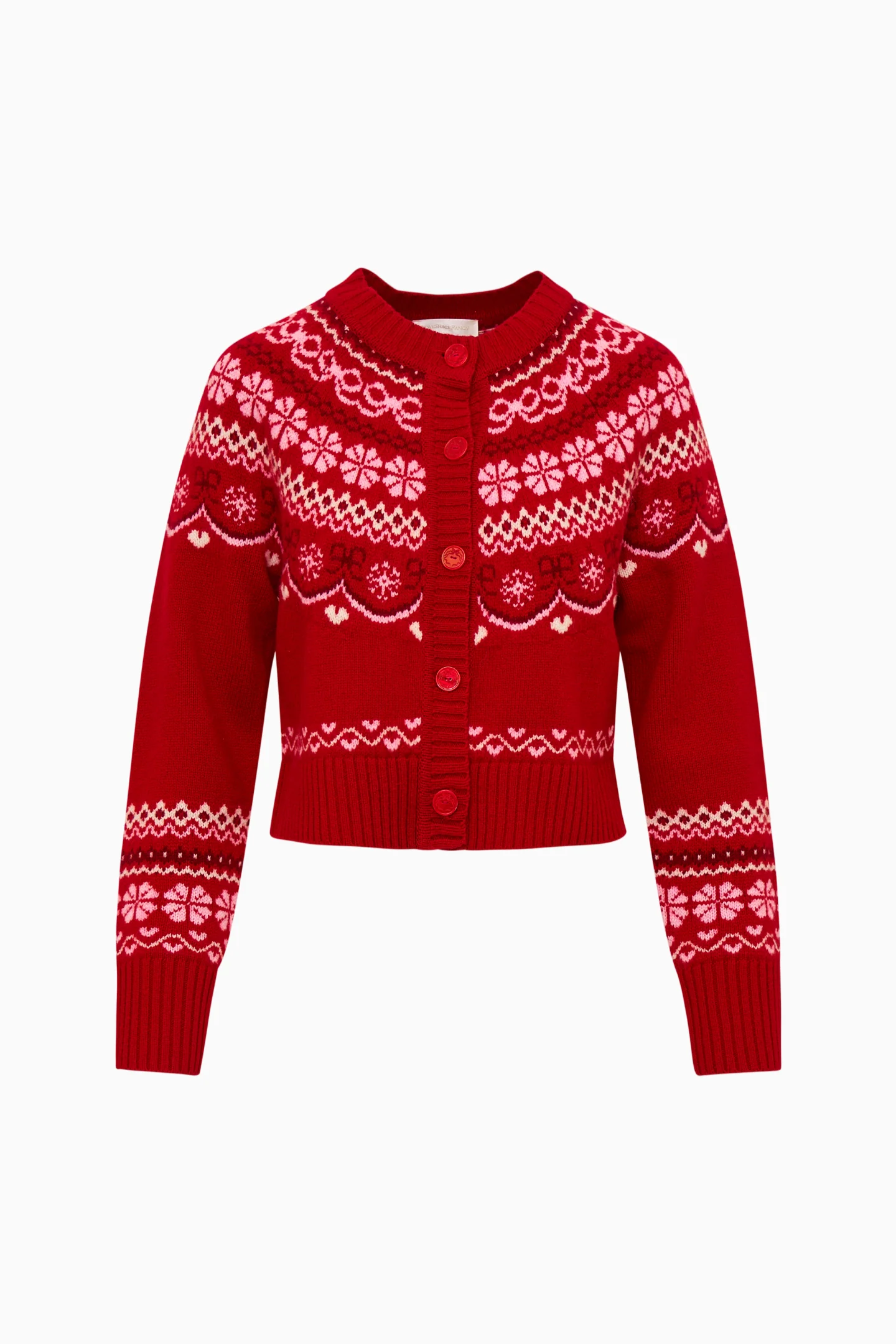 Shantae Wool Fair Isle Cardigan - Image 10