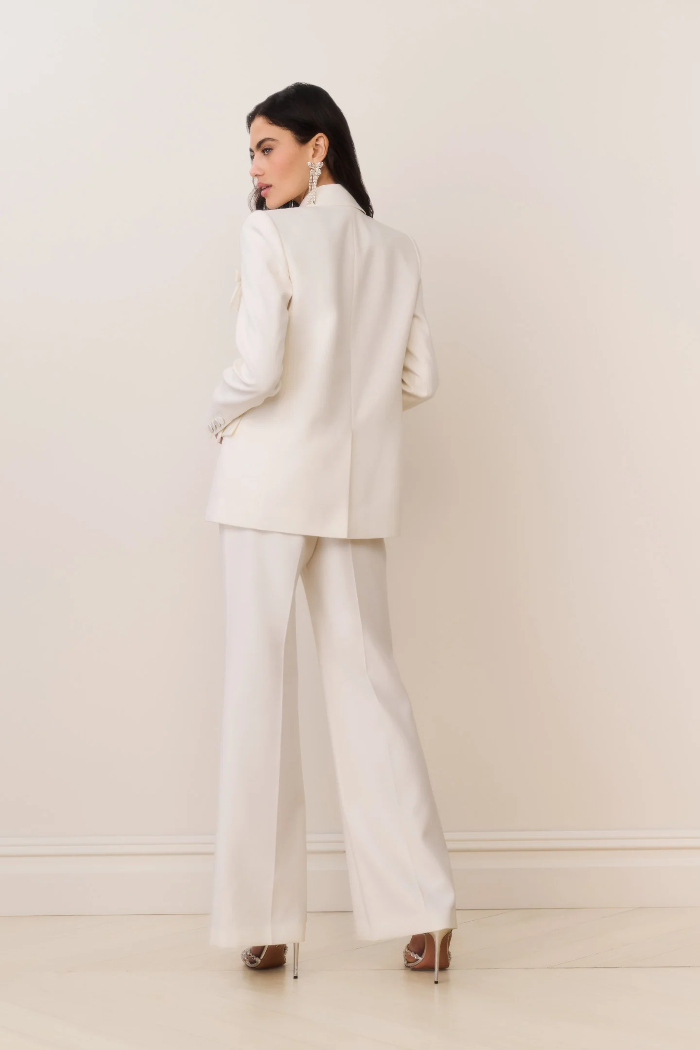 Shayne Wool-Blend Bow-Embellished Blazer - Image 10