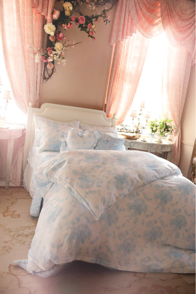 Floral Cotton Sateen Sheet Set - Image 4