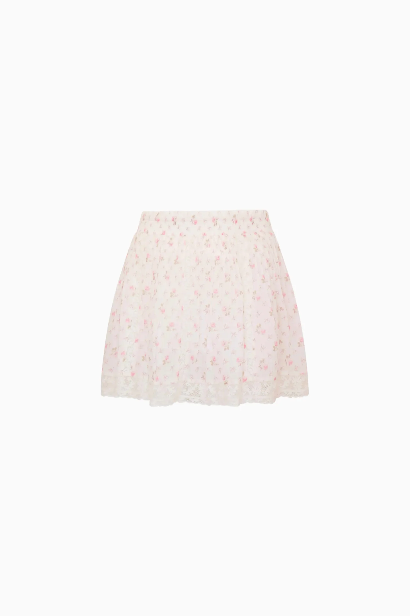 Tween Solena Floral Cotton Skirt - SUNWASHED IVORY - Image 4