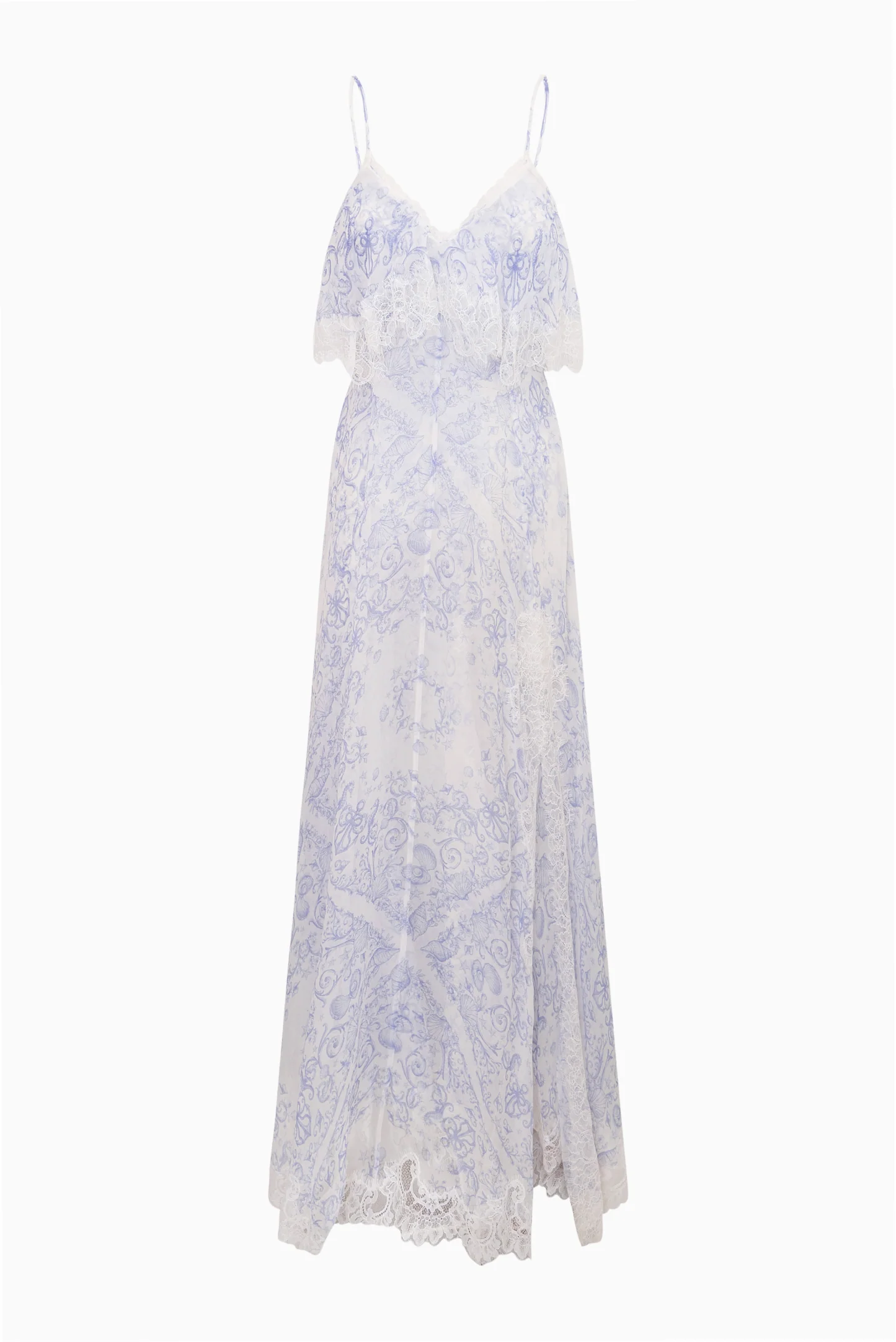 Stelline Sheer Silk Maxi Dress - Image 7