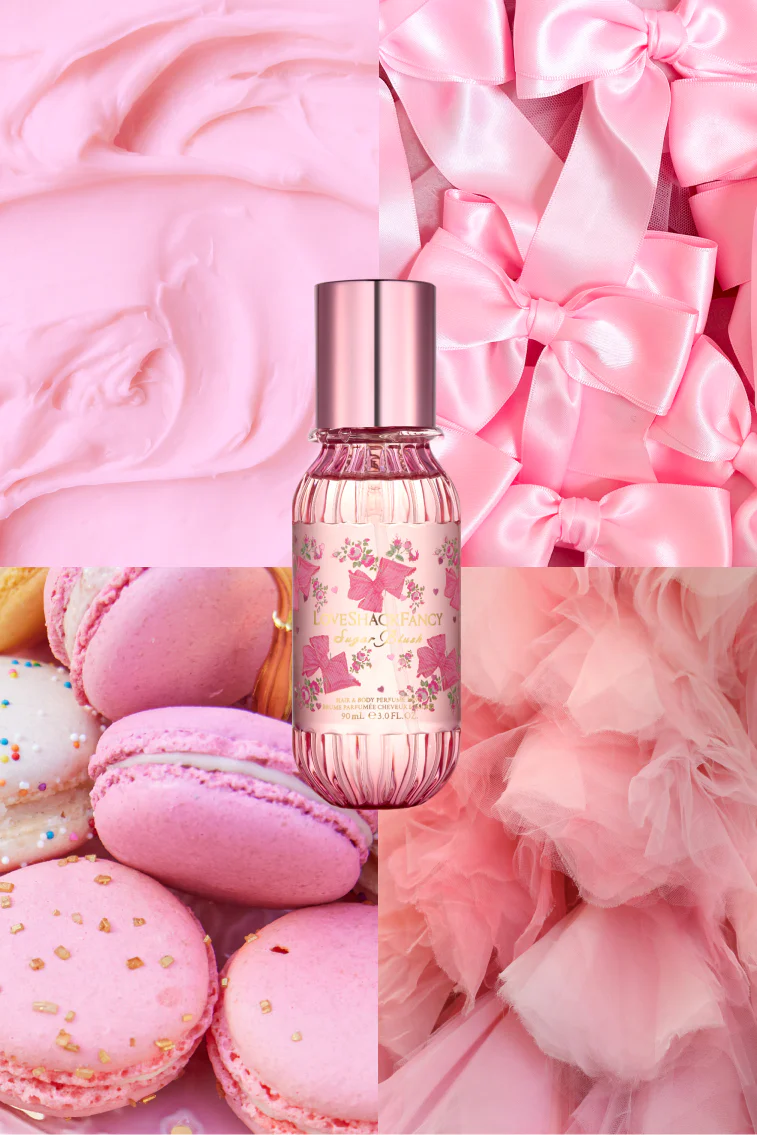 Mini Sugar Blush Hair & Body Mist with Vanilla & Passion Fruit - Image 3