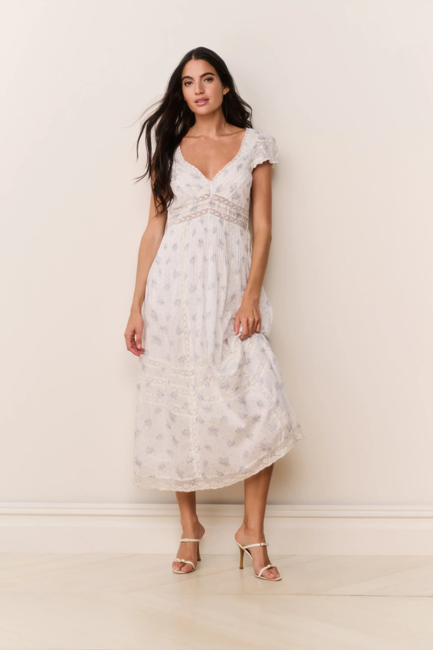 Suvi Floral Cotton Midi Dress - Image 4