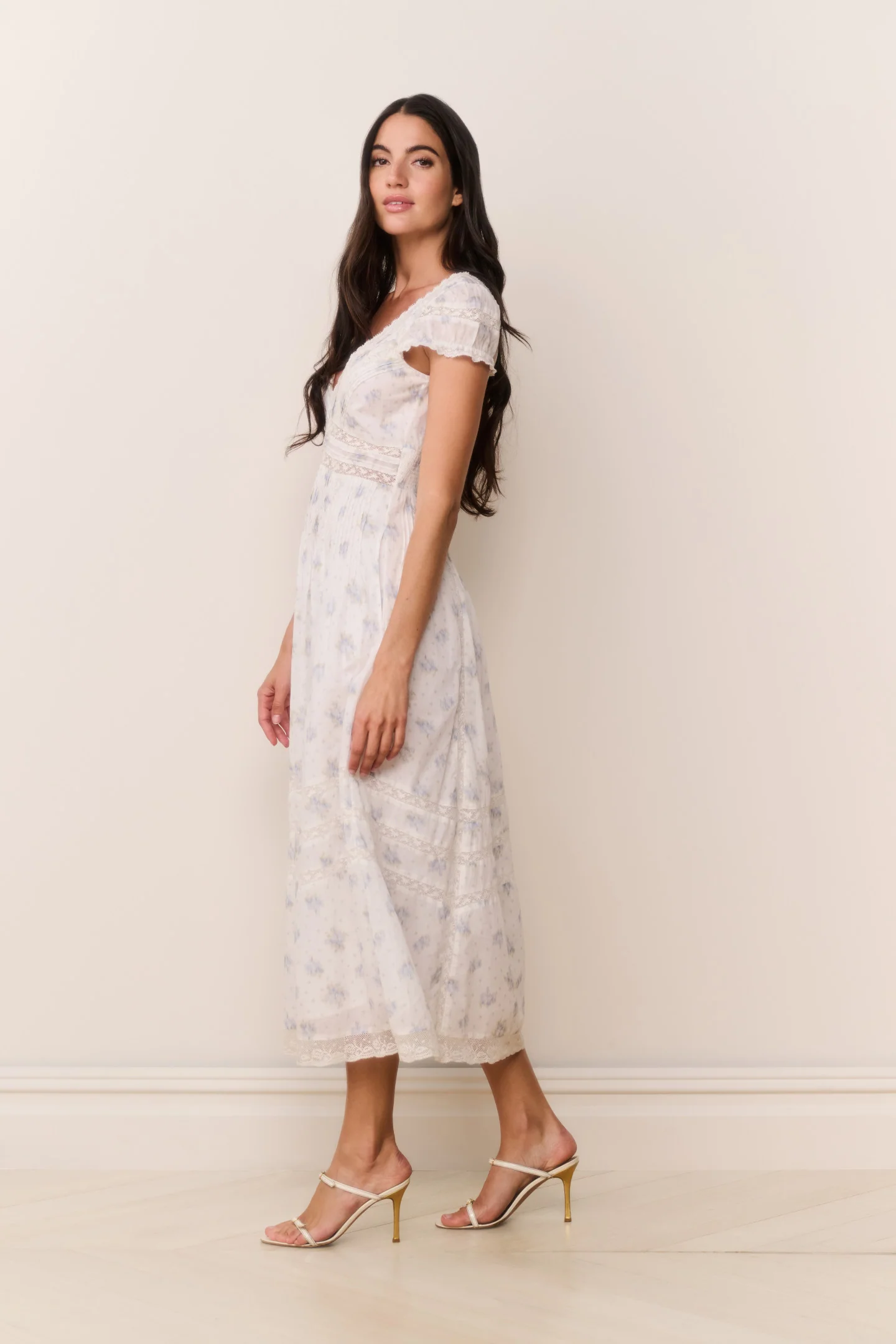 Suvi Floral Cotton Midi Dress - Image 5
