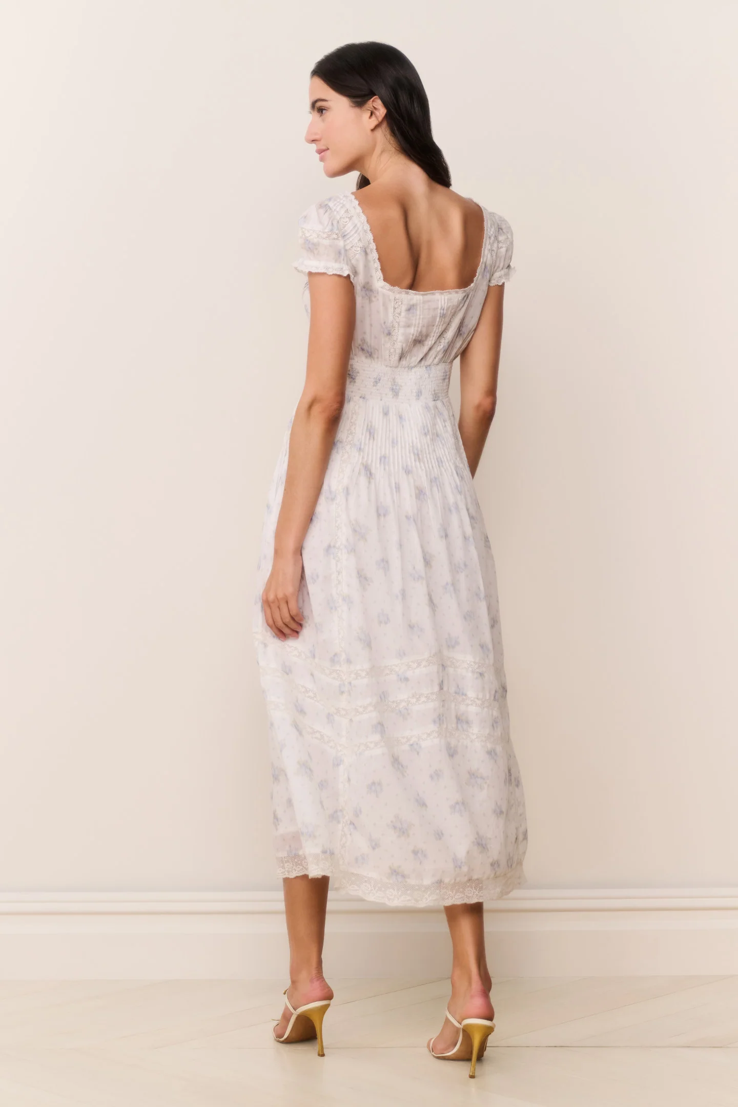 Suvi Floral Cotton Midi Dress - Image 6
