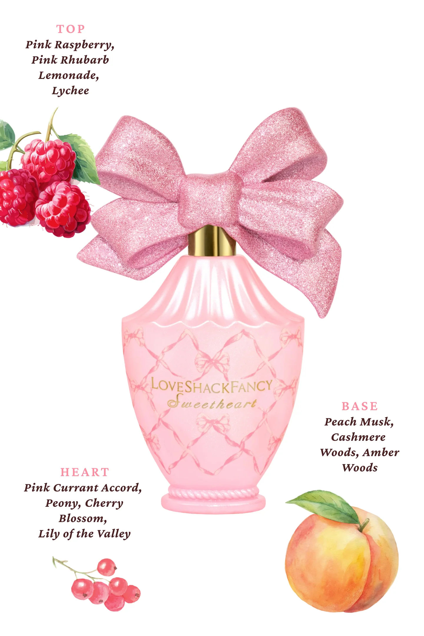 Sweetheart Eau de Parfum Travel Spray with Pink Raspberry and Peach Musk - Image 3