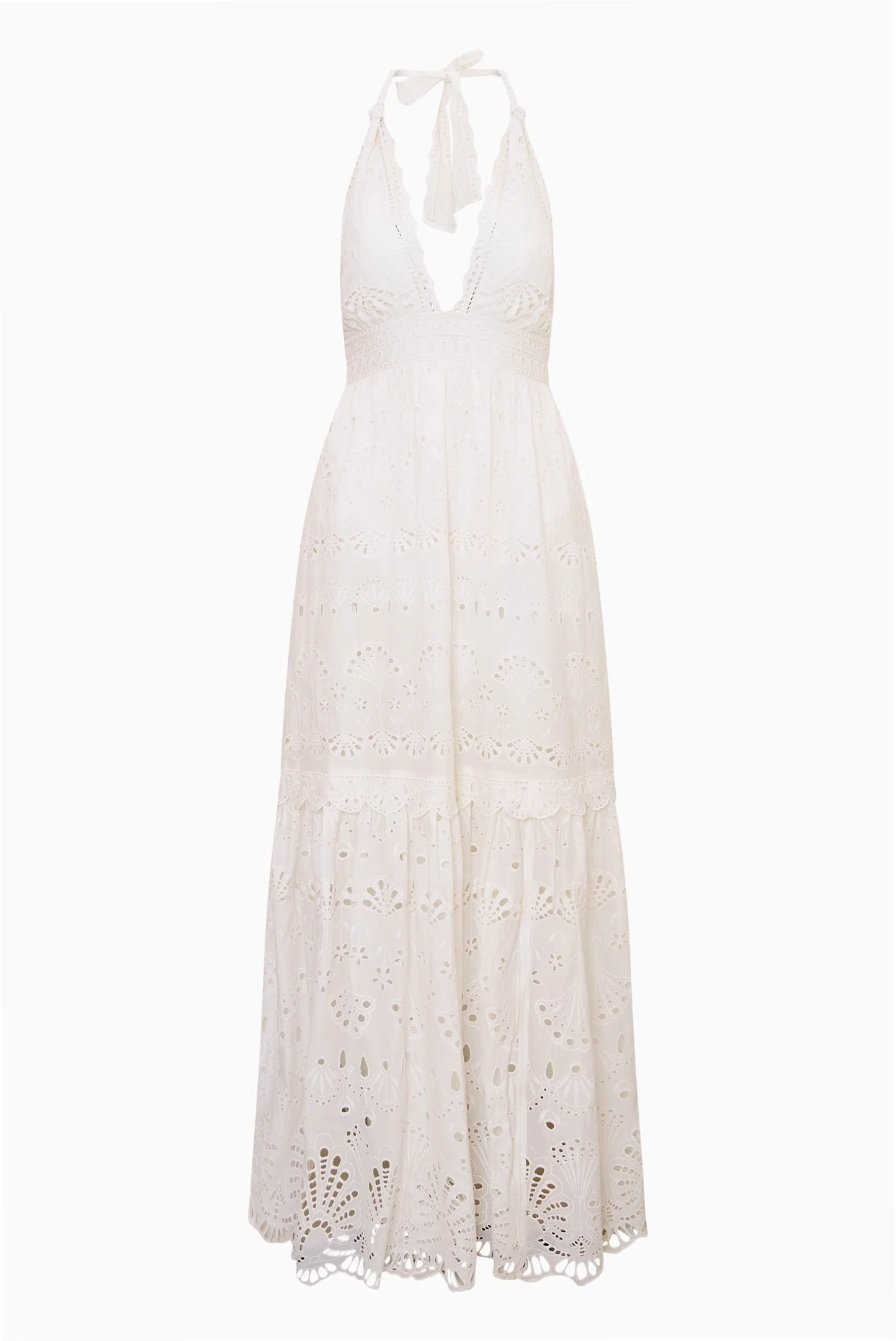 Trix Eyelet Halter Maxi Dress - Image 6