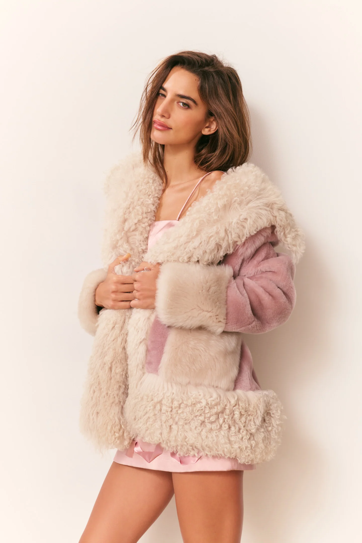 Tuskara Oversized Shearling Jacket - Image 4