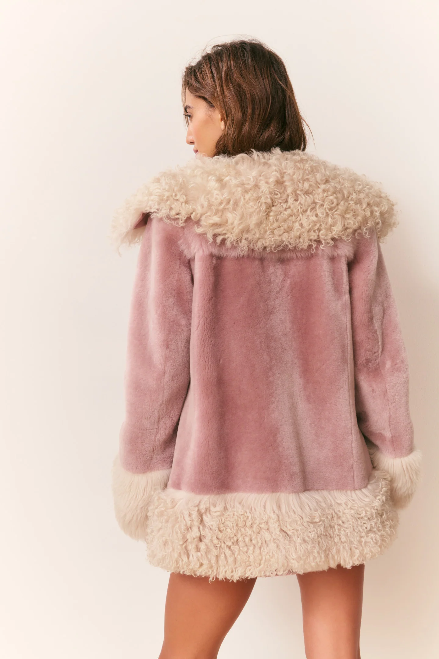 Tuskara Oversized Shearling Jacket - Image 5