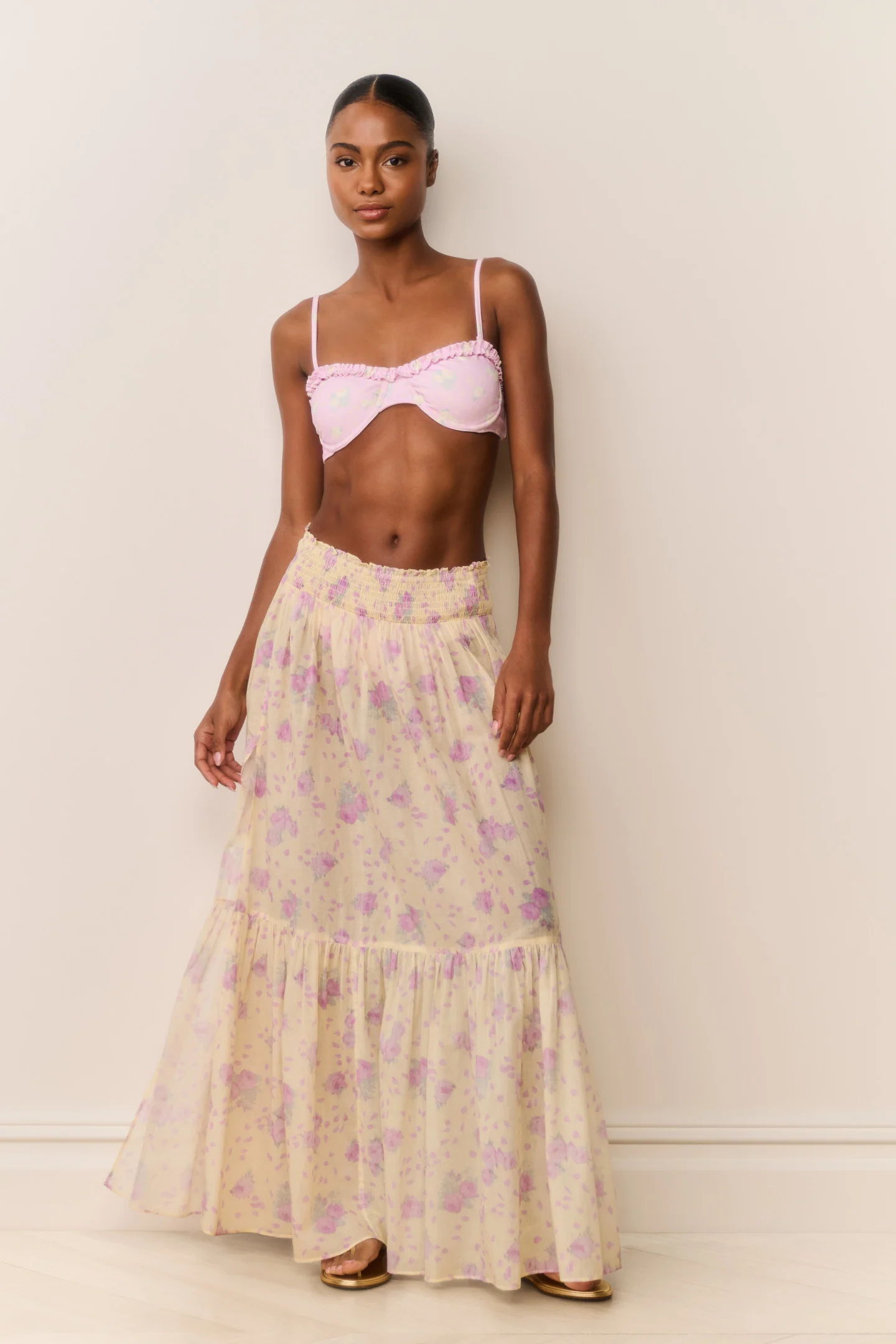 Umber Cotton Maxi Cover-Up Skirt - Image 6