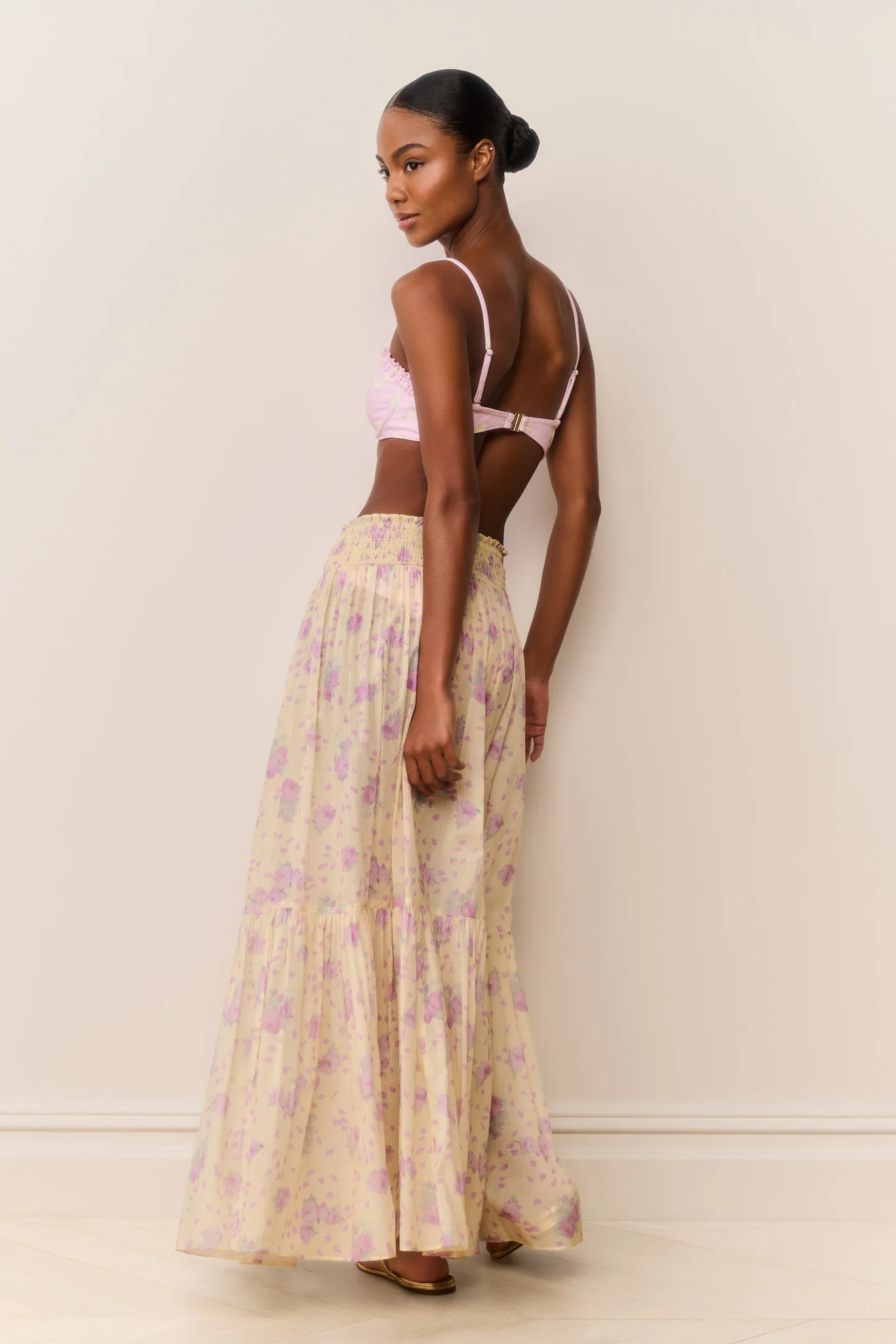 Umber Cotton Maxi Cover-Up Skirt - Image 8