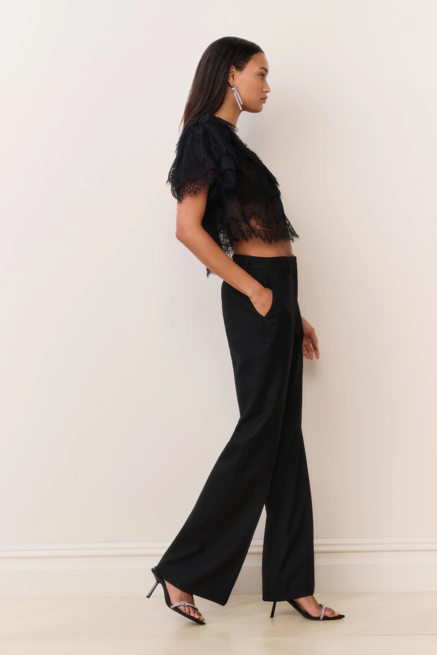 Vienne Lace Chiffon Top - Image 6